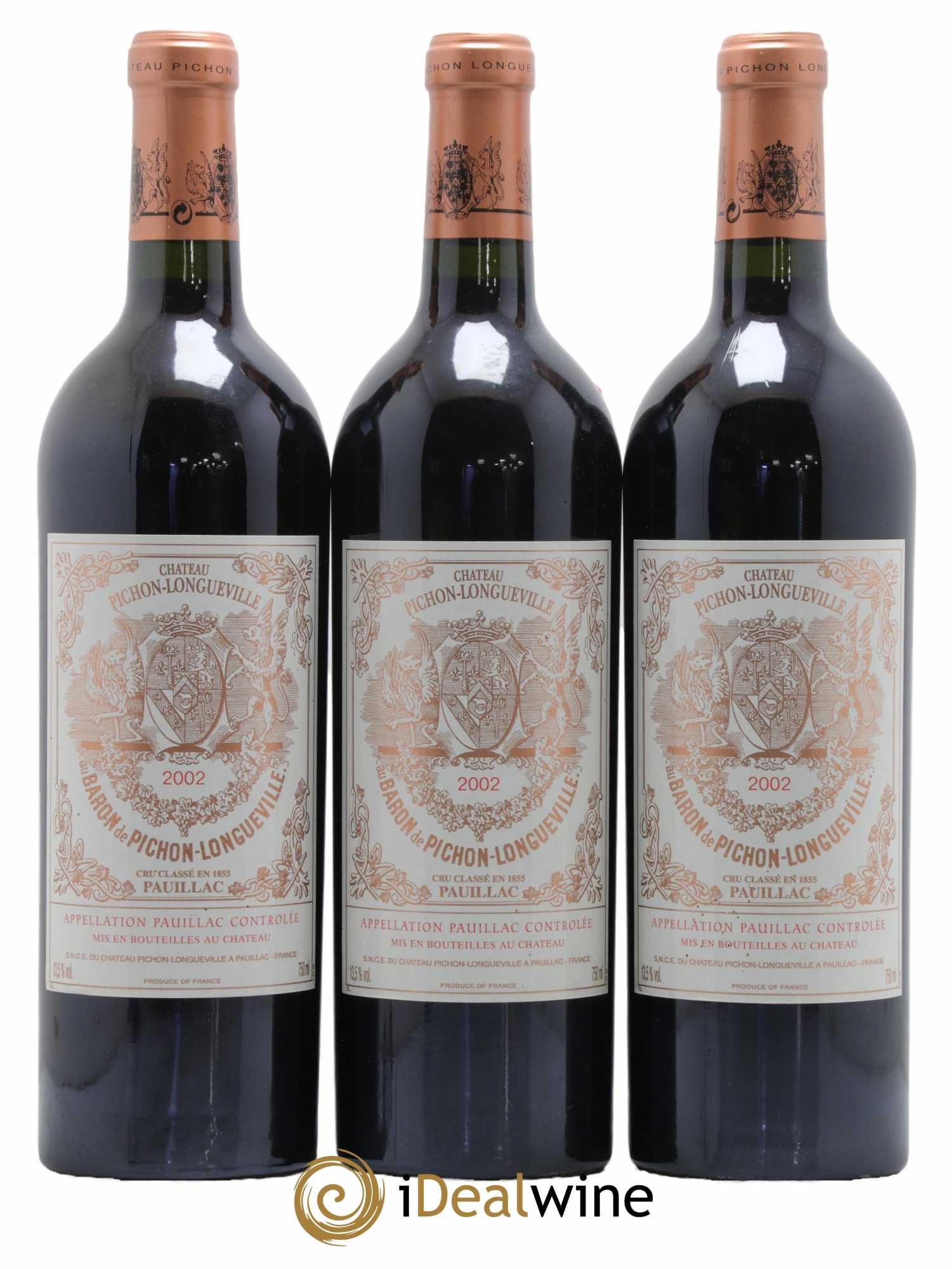 Buy Pichon Longueville Baron 2ème Grand Cru Classé 2002 (lot