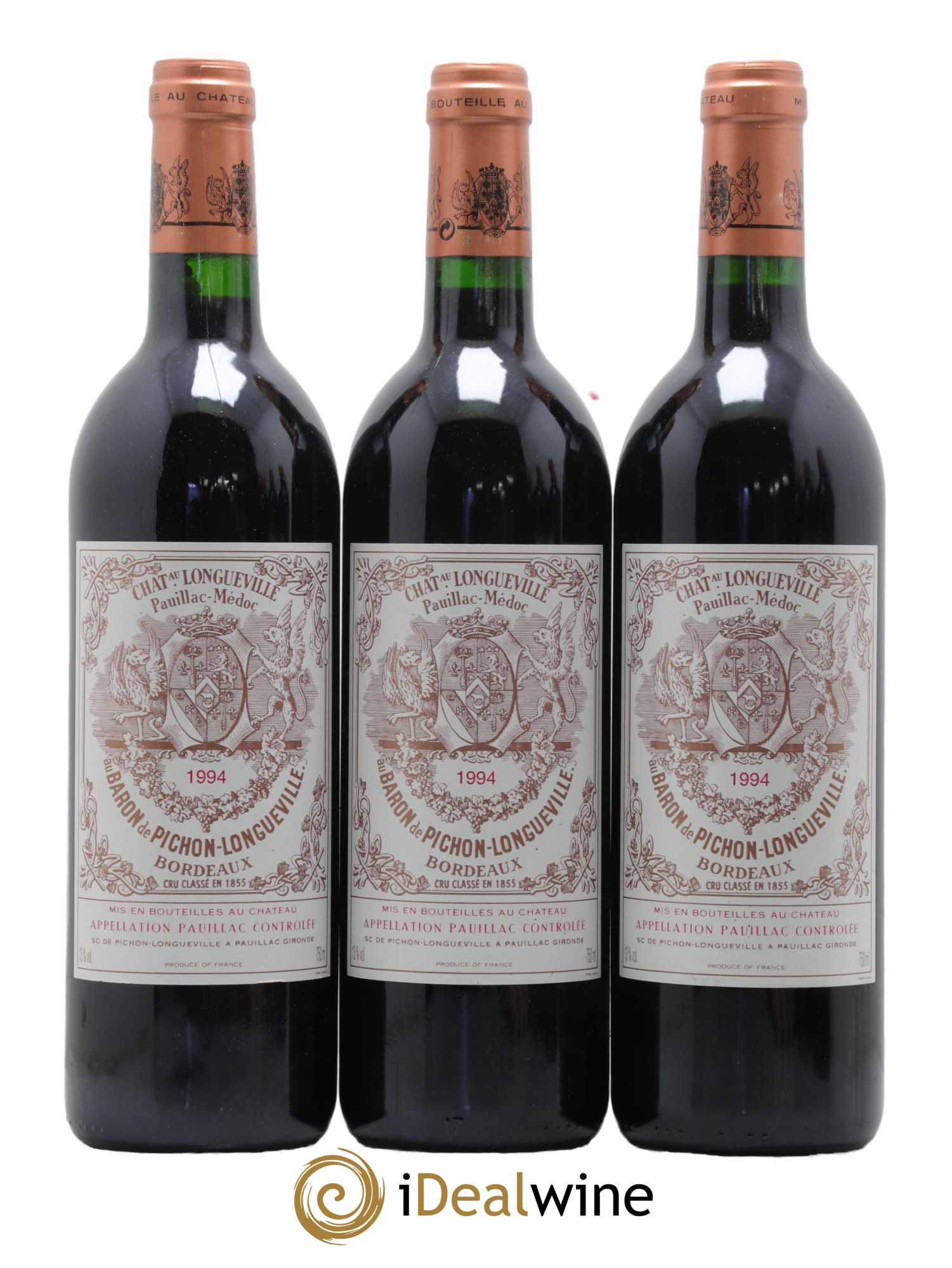 Pichon Longueville Baron 2ème Grand Cru Classé 1994 - Lot de 6 bouteilles - 1