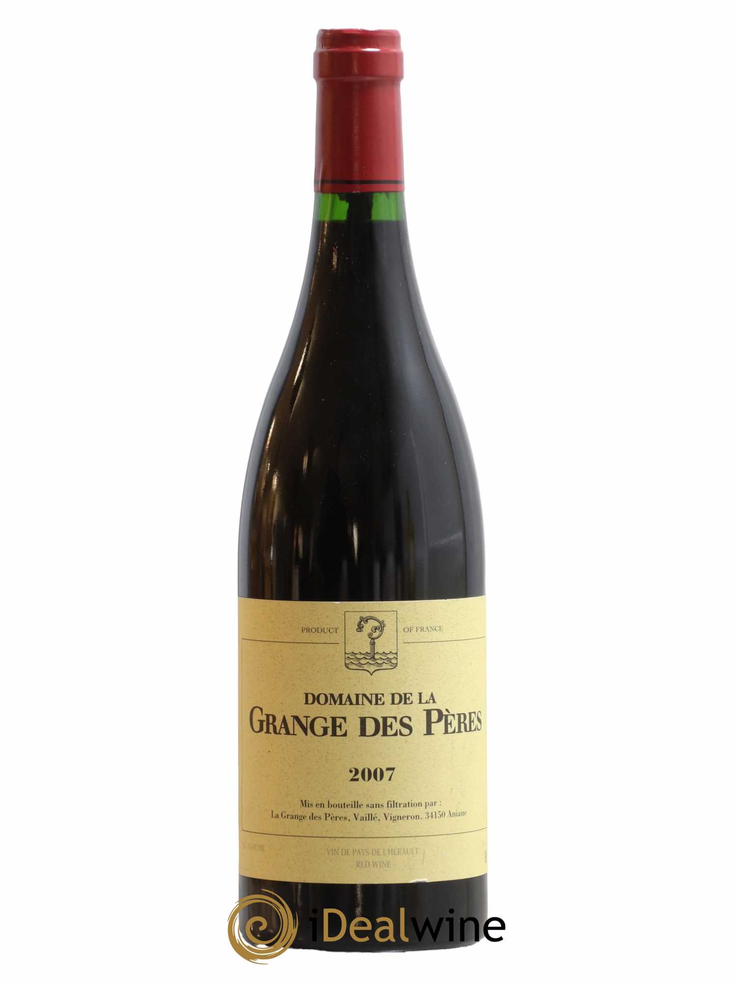 Pays d'Hérault Grange des Pères Laurent Vaillé 2007 - Lot de 1 bouteille - 0