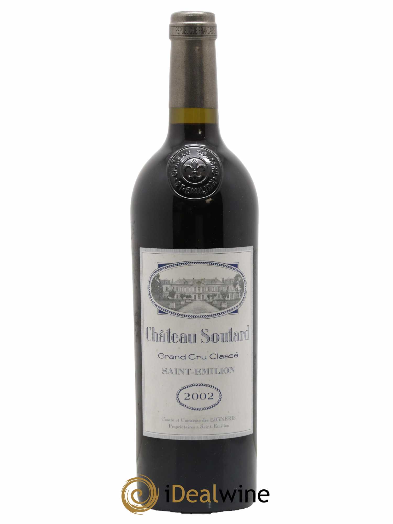 Château Soutard Grand Cru Classé 2002 - Lot de 1 bouteille - 0