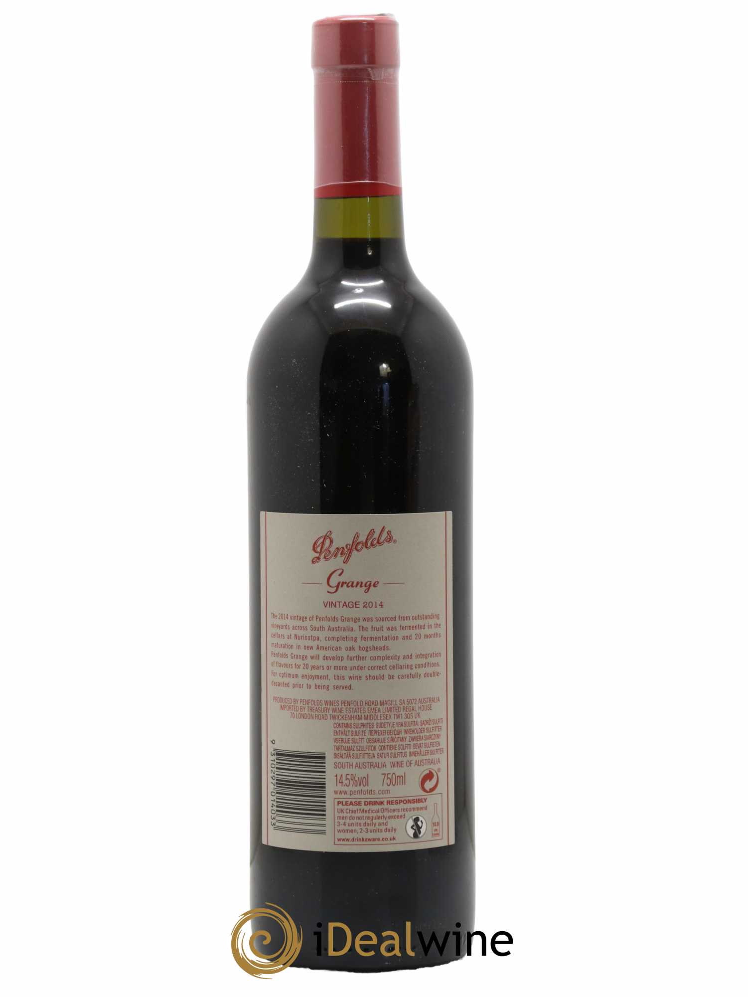 South Australia Penfolds Wines Grange Bin 95 2014 - Lot de 1 bouteille - 1