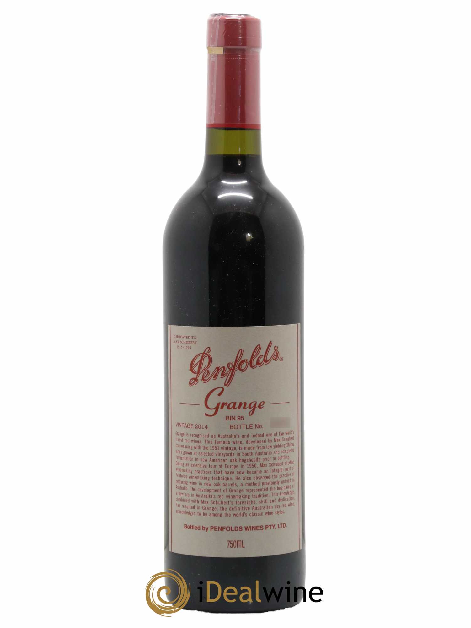 South Australia Penfolds Wines Grange Bin 95 2014 - Lot de 1 bouteille - 0