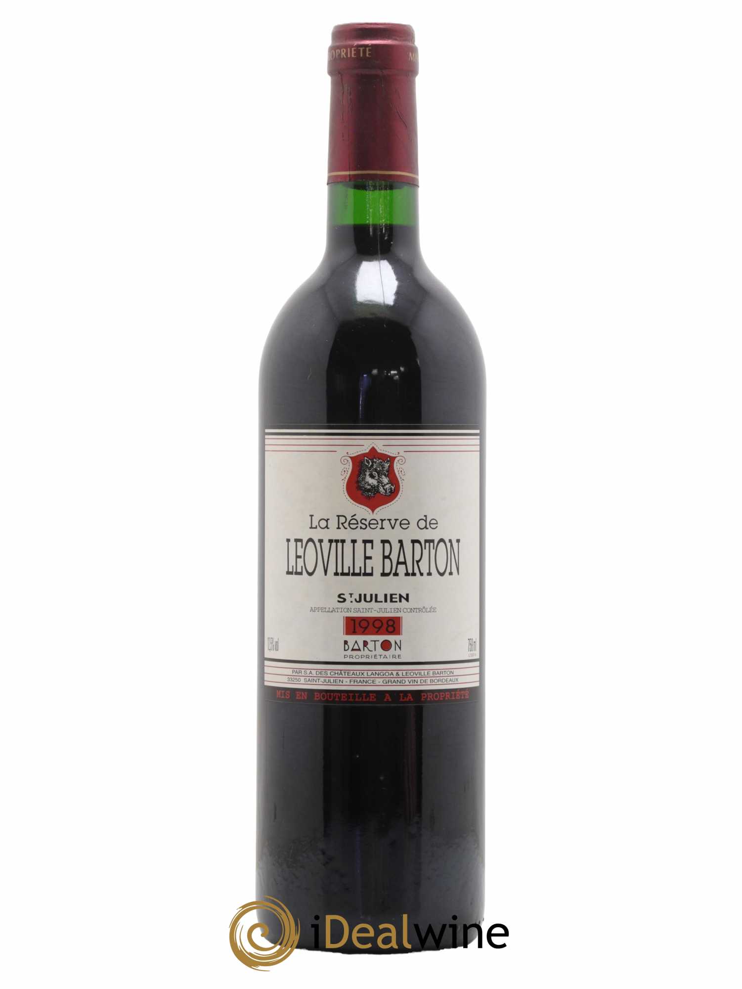 Saint-Julien La Reserve De Leoville Baston 1998 - Lot de 1 bouteille - 0