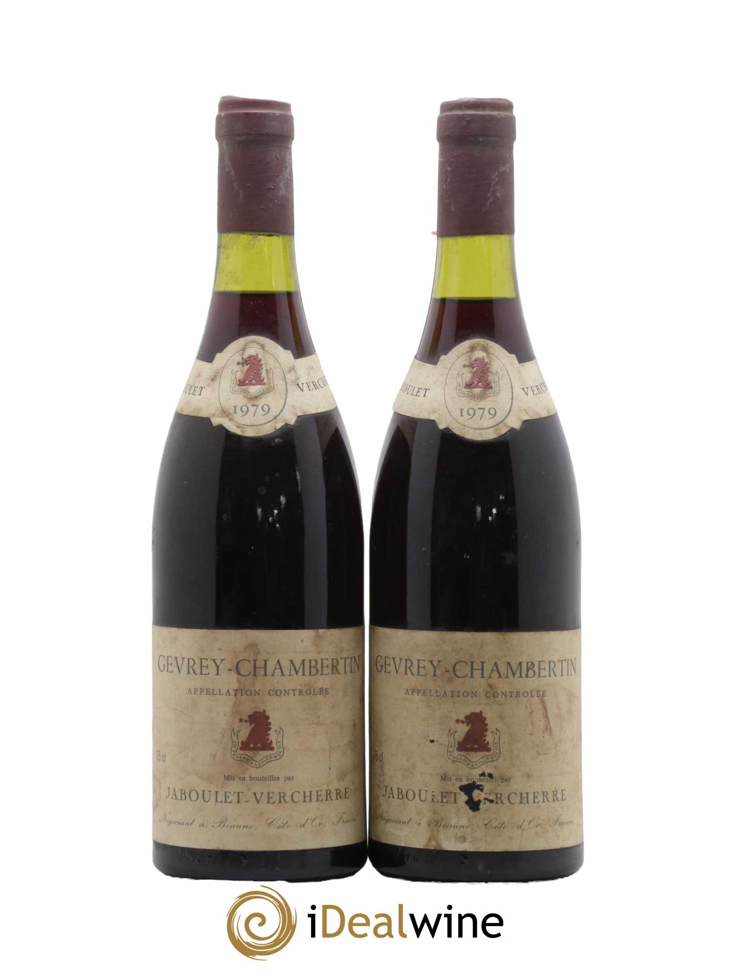 Gevrey-Chambertin Jaboulet Verchere 1979 - Lot de 2 bouteilles - 0