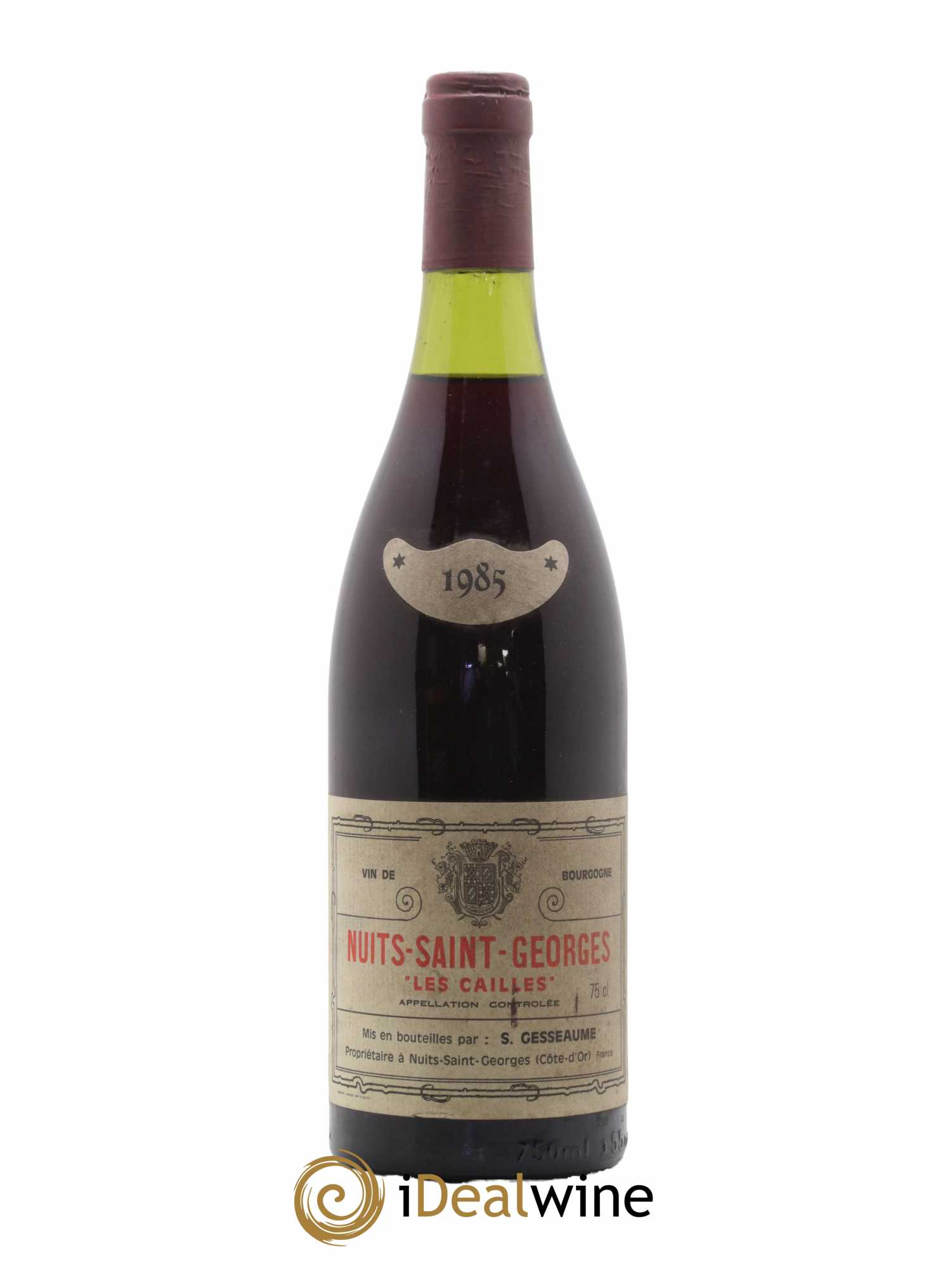 Nuits-Saint-Georges 1er Cru Les cailles S.Gesseaume 1985 - Lot de 1 bouteille - 0