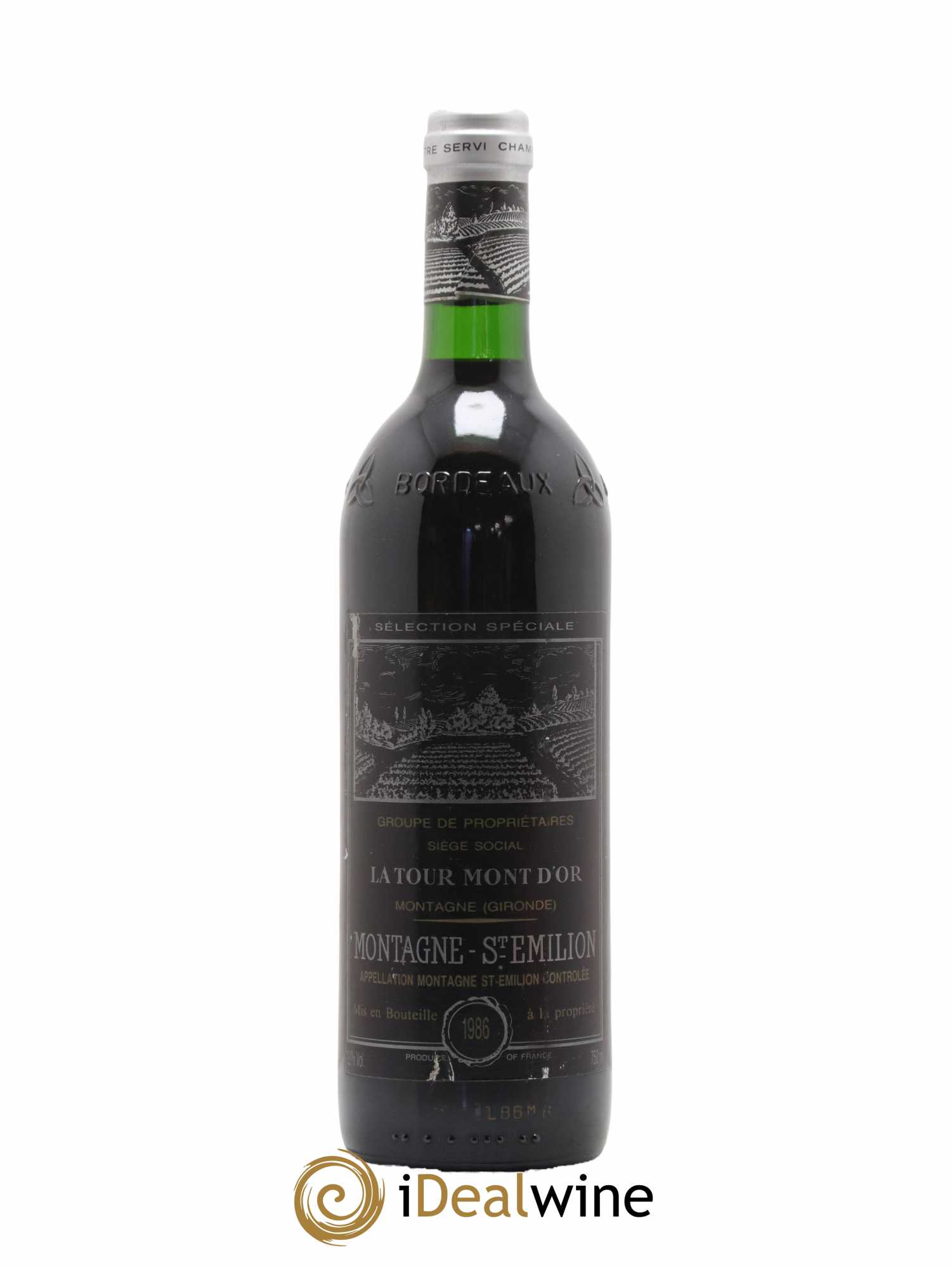 Montagne Saint-Émilion La Tour Mont D'Or 1986 - Lotto di 1 bottiglia - 0