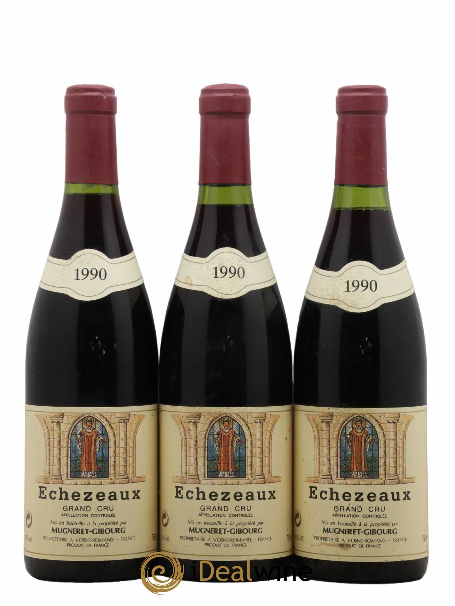 Echezeaux Grand Cru Mugneret-Gibourg (Domaine) 1990 - Lot de 3 bouteilles - 0