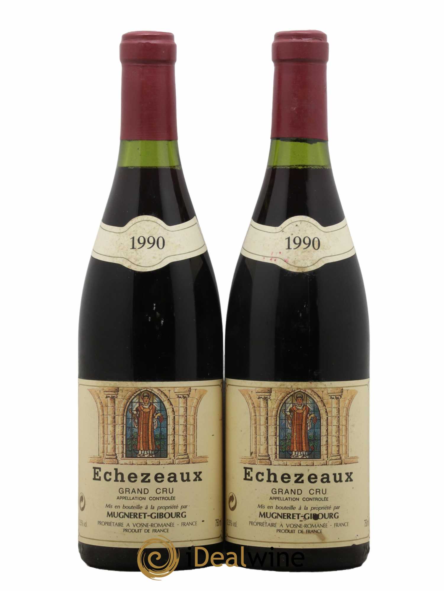 Echezeaux Grand Cru Mugneret-Gibourg (Domaine) 1990 - Lot de 2 bouteilles - 0