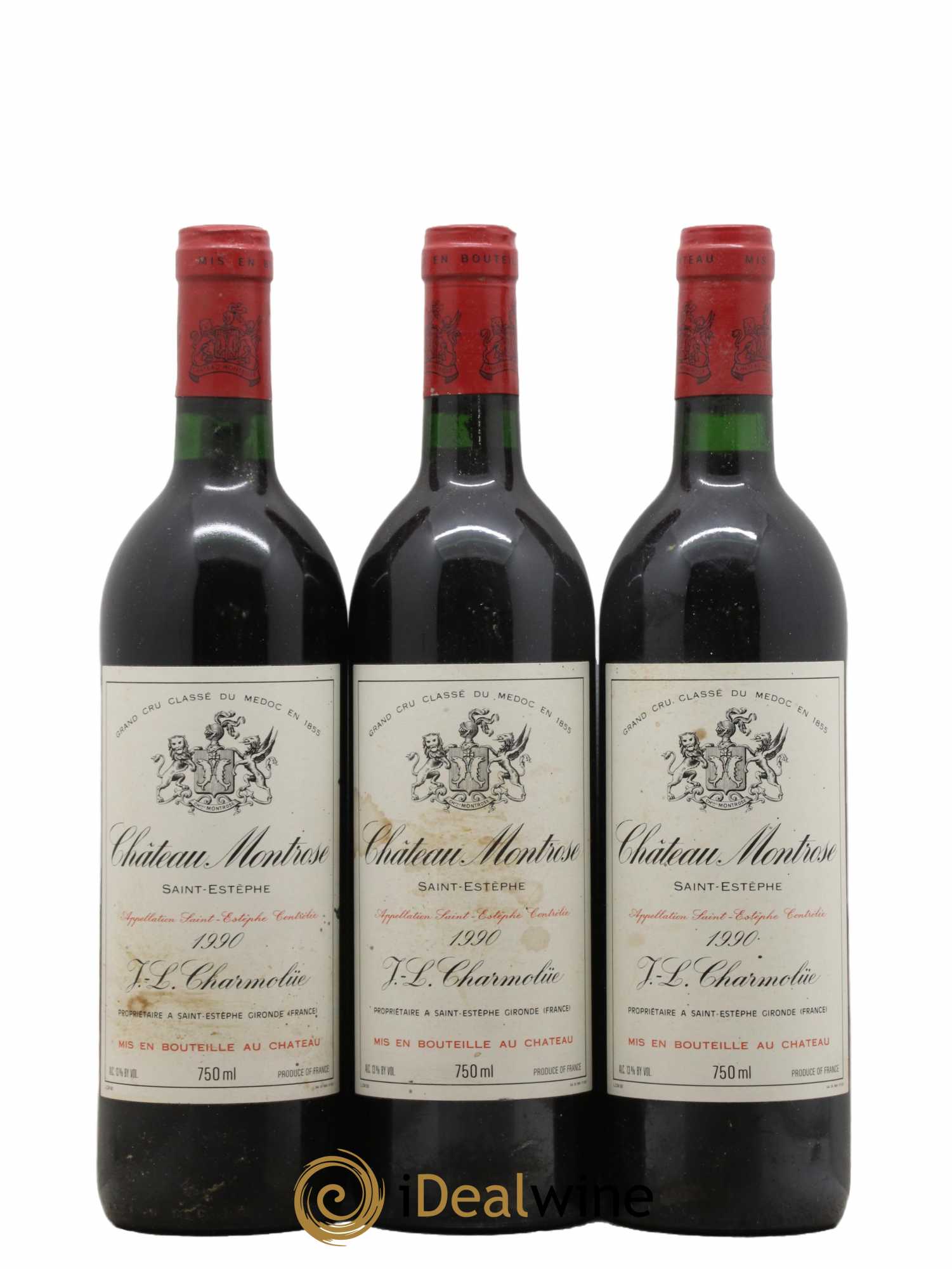 Château Montrose 2ème Grand Cru Classé 1990 - Lot de 12 bouteilles - 1