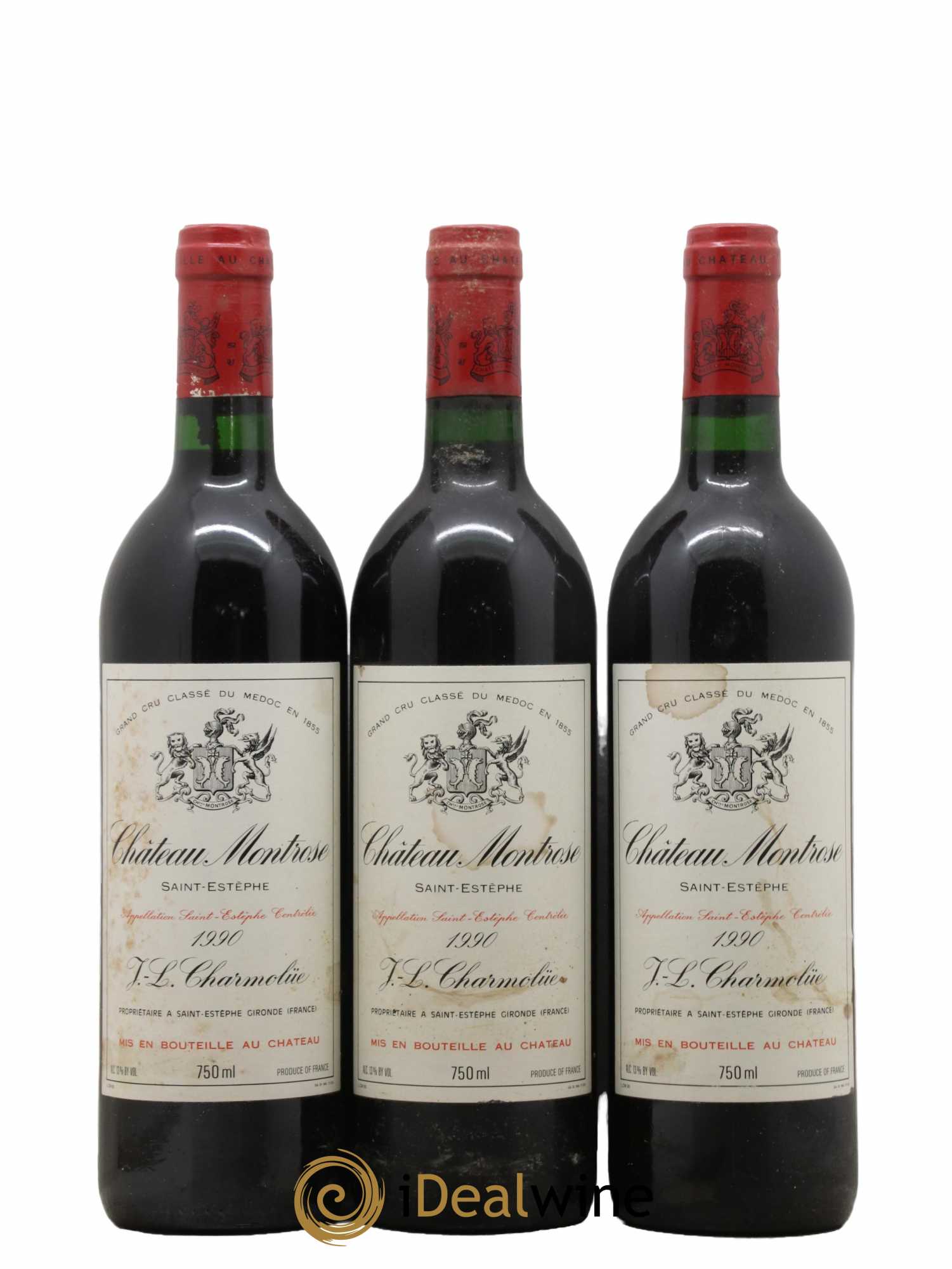 Château Montrose 2ème Grand Cru Classé 1990 - Lot de 12 bouteilles - 4