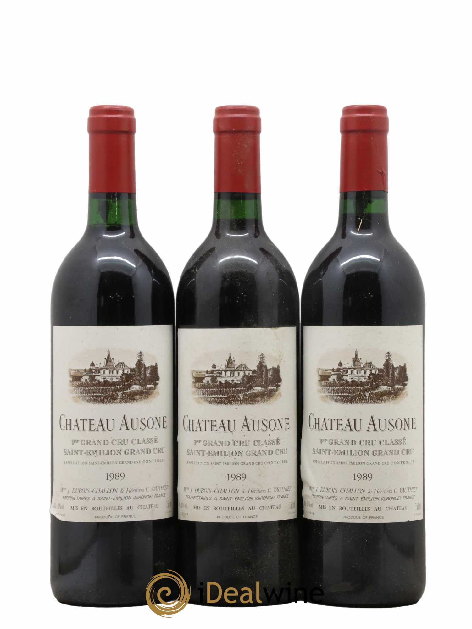 Château Ausone 1er Grand Cru Classé A 1989 - Lot de 12 bouteilles - 2