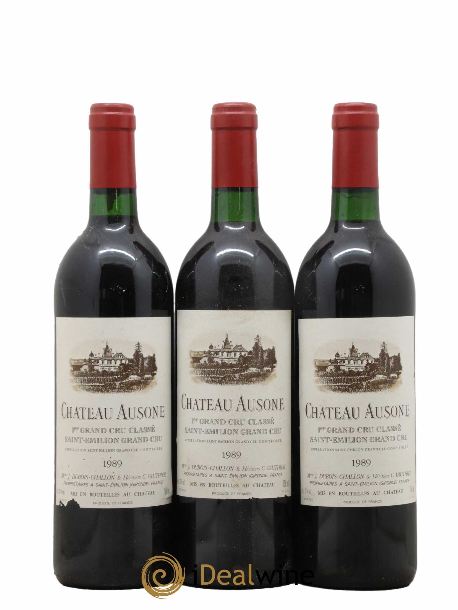 Château Ausone 1er Grand Cru Classé A 1989 - Lot de 12 bouteilles - 3