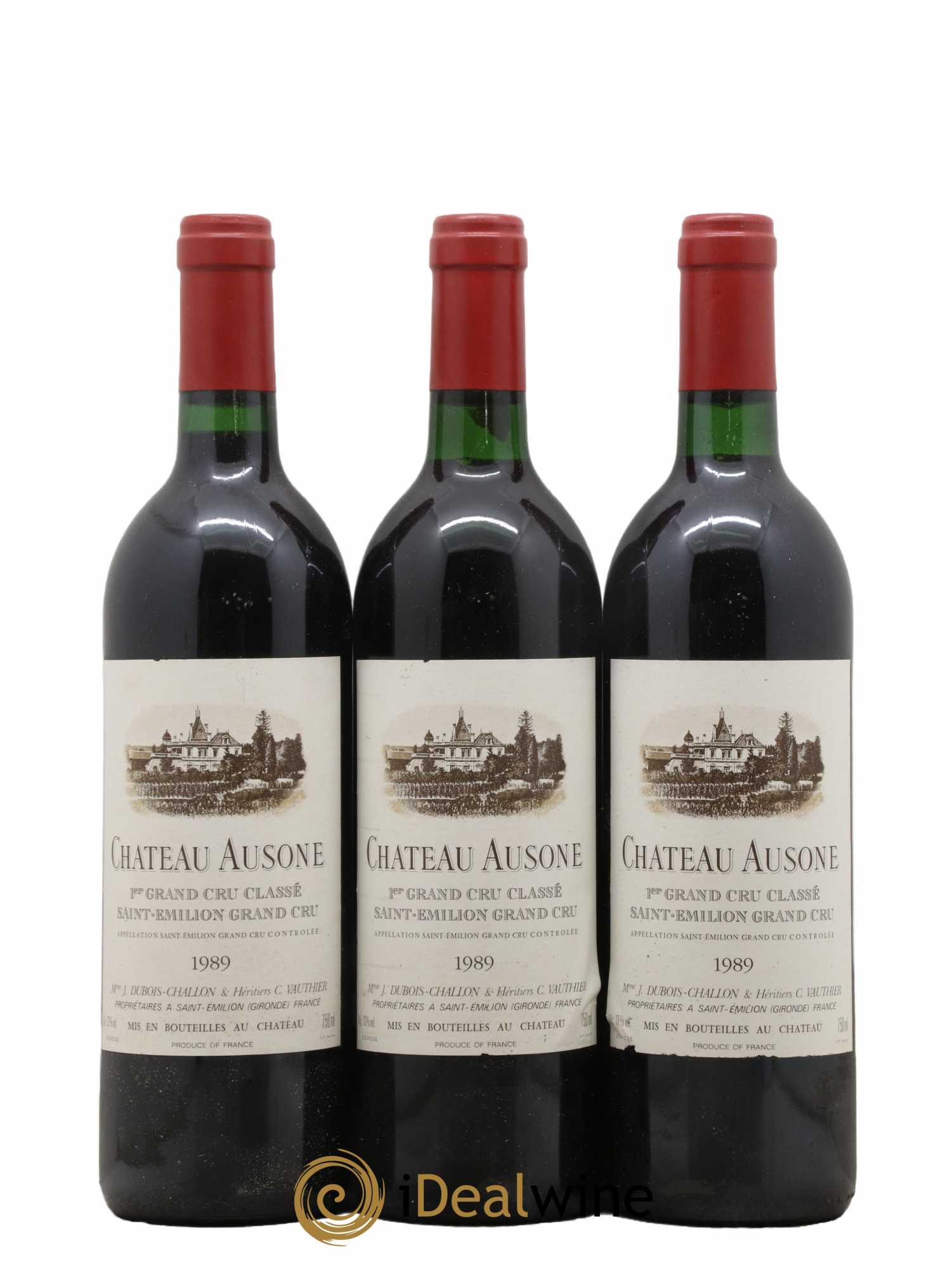 Château Ausone 1er Grand Cru Classé A 1989 - Lot de 12 bouteilles - 4