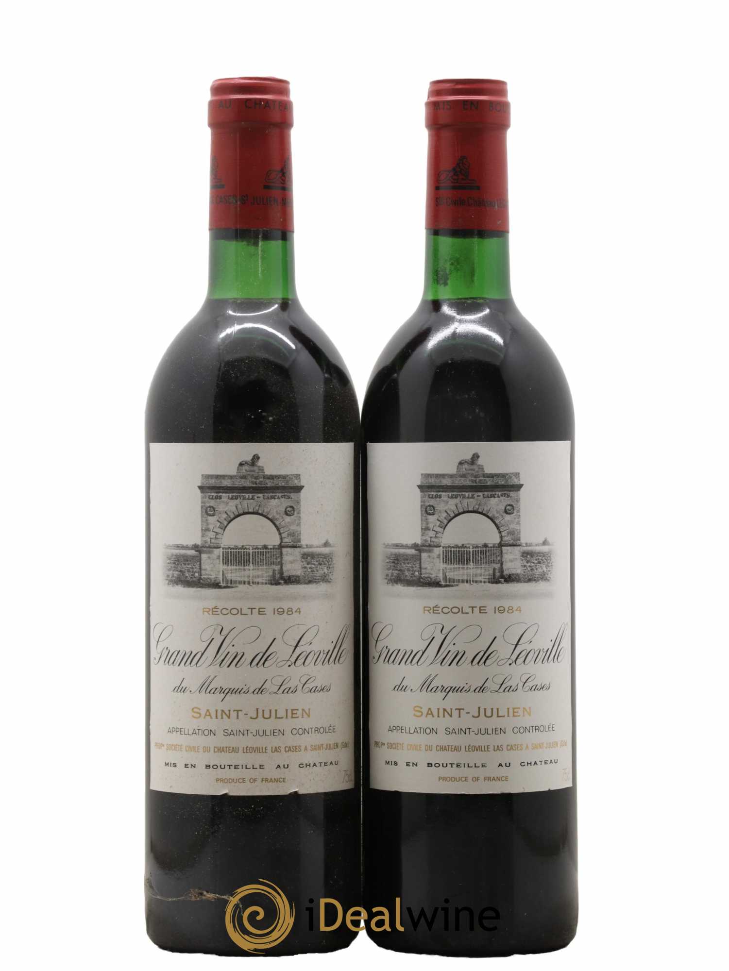 Château Léoville Las Cases 2ème Grand Cru Classé 1984 - Lot de 2 bouteilles - 0