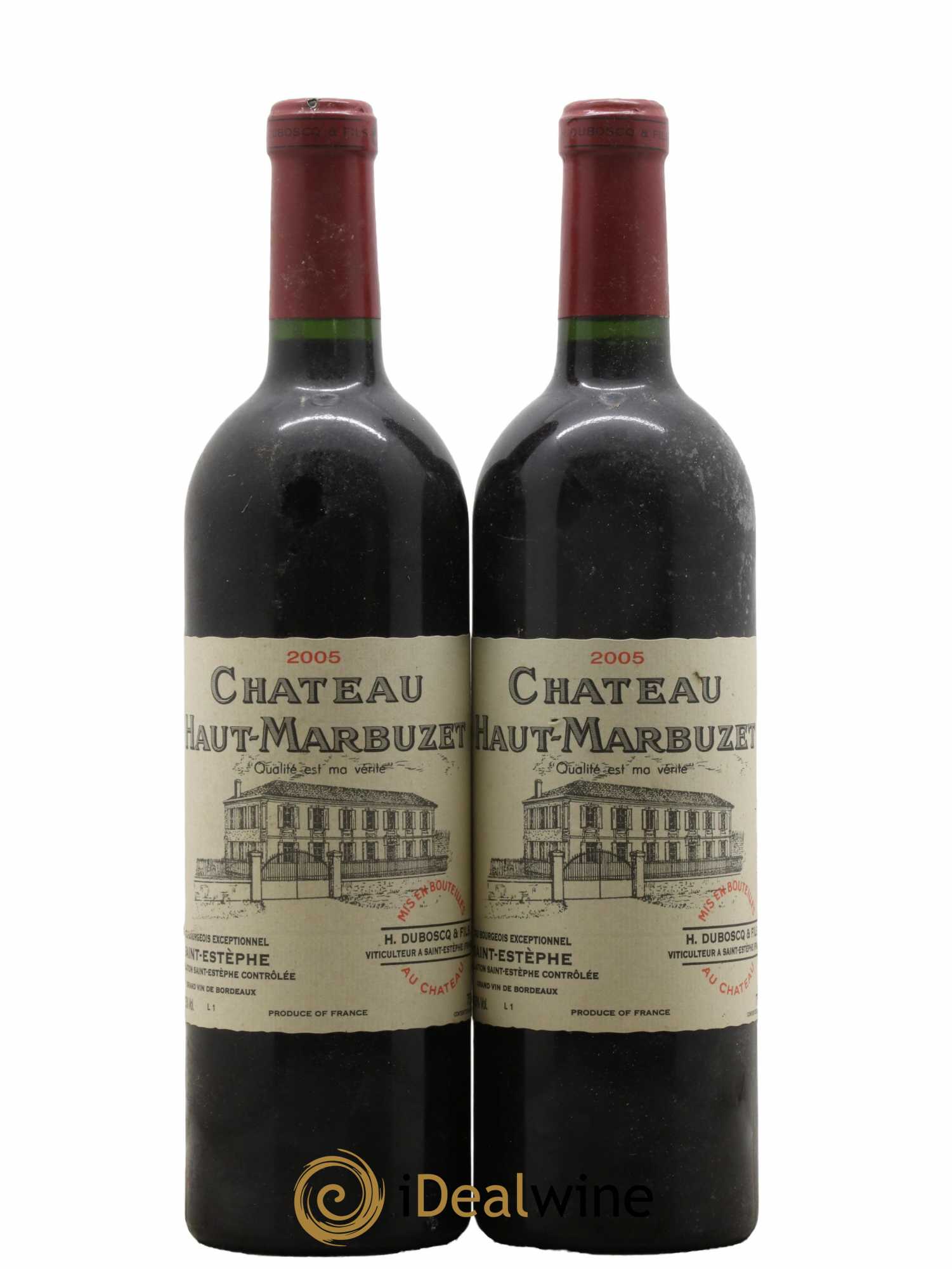 Château Haut Marbuzet 2005 - Lot de 2 bouteilles - 0