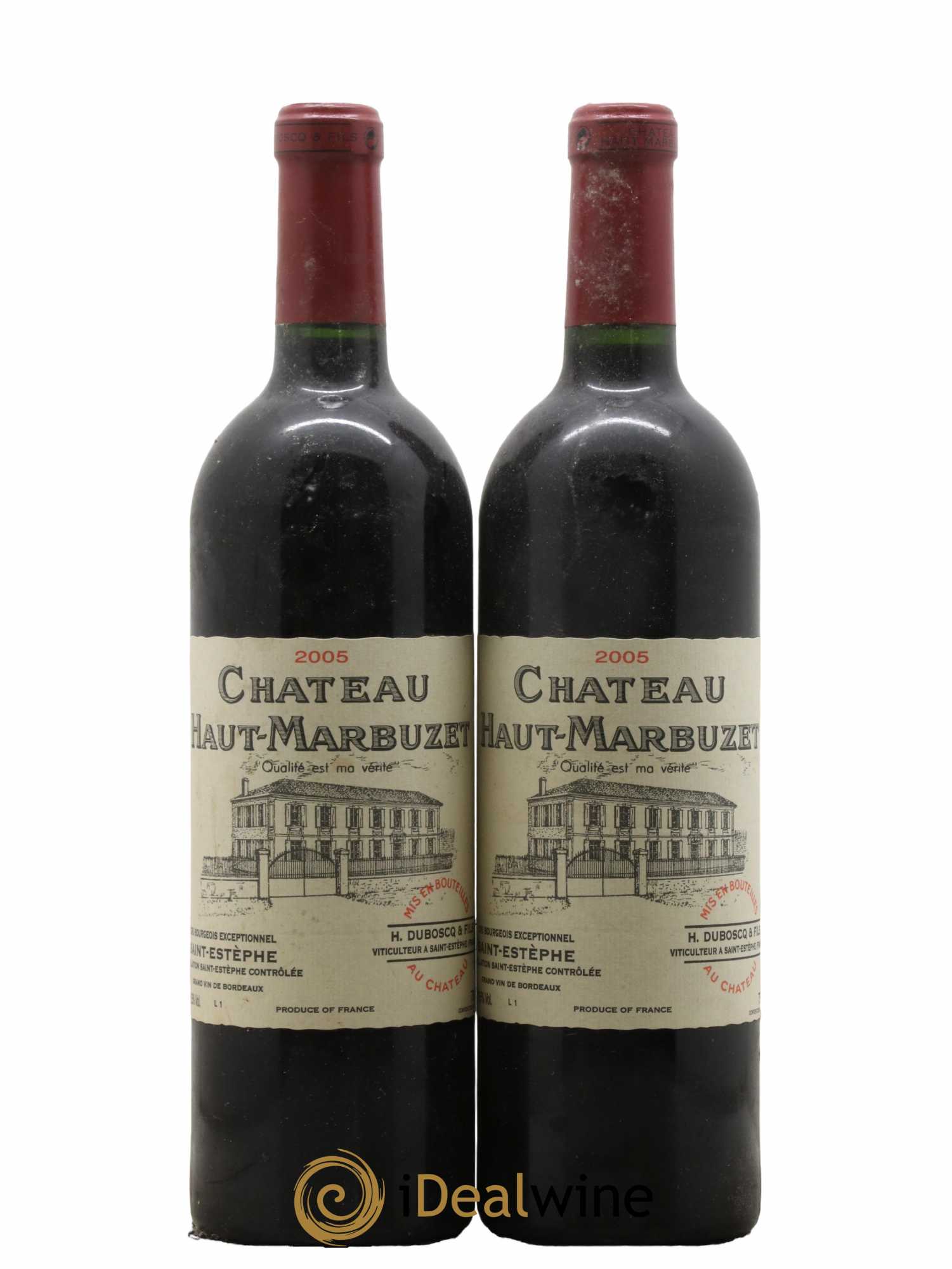 Château Haut Marbuzet 2005 - Lot de 2 bouteilles - 0