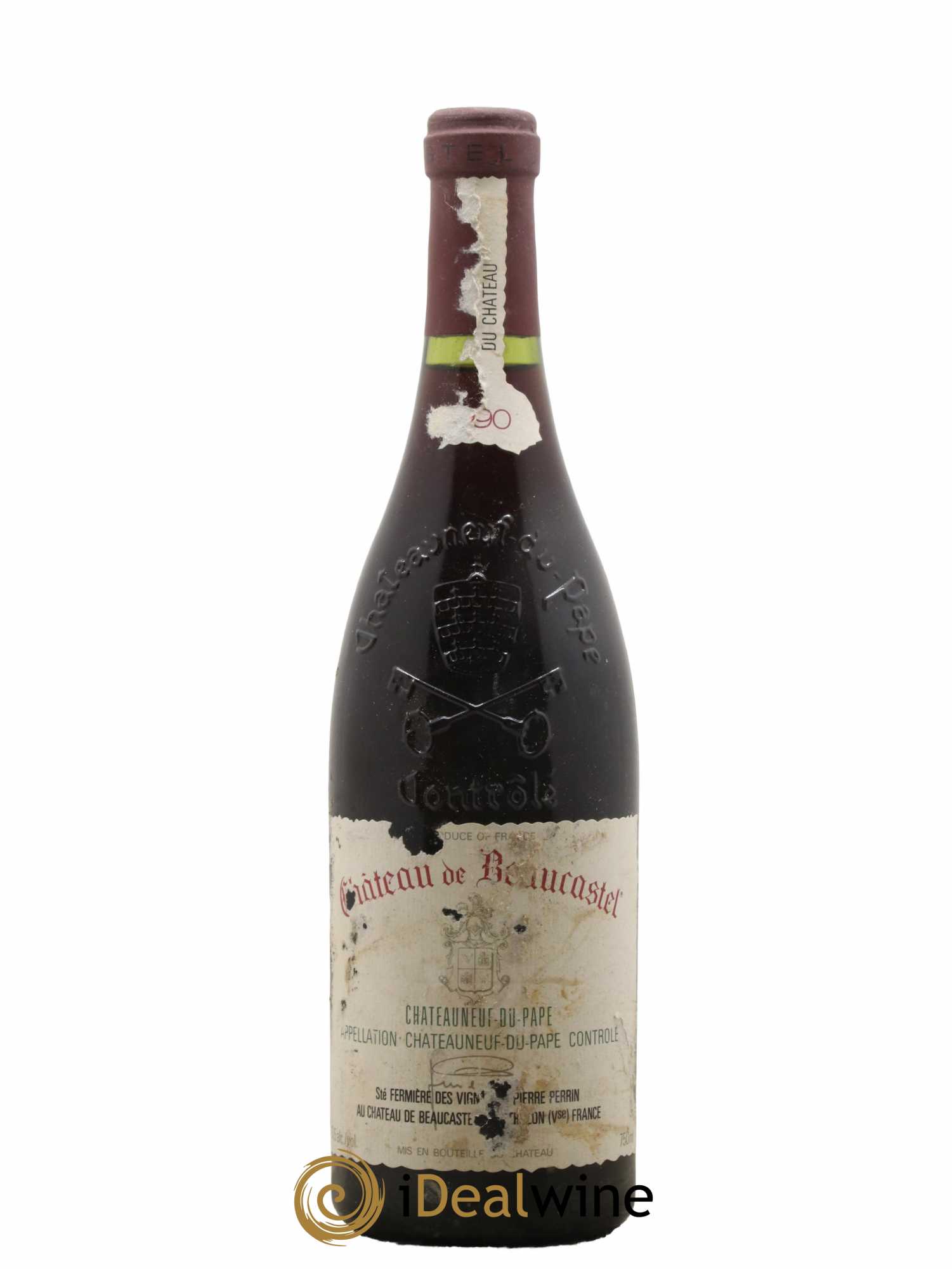 Châteauneuf-du-Pape Château de Beaucastel Famille Perrin 1990 - Lot de 1 bouteille - 0