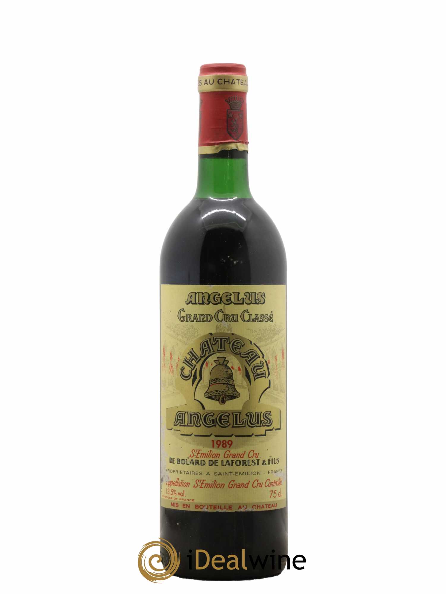 Château Angélus 1er Grand Cru Classé A 1989 - Lot de 1 bouteille - 0