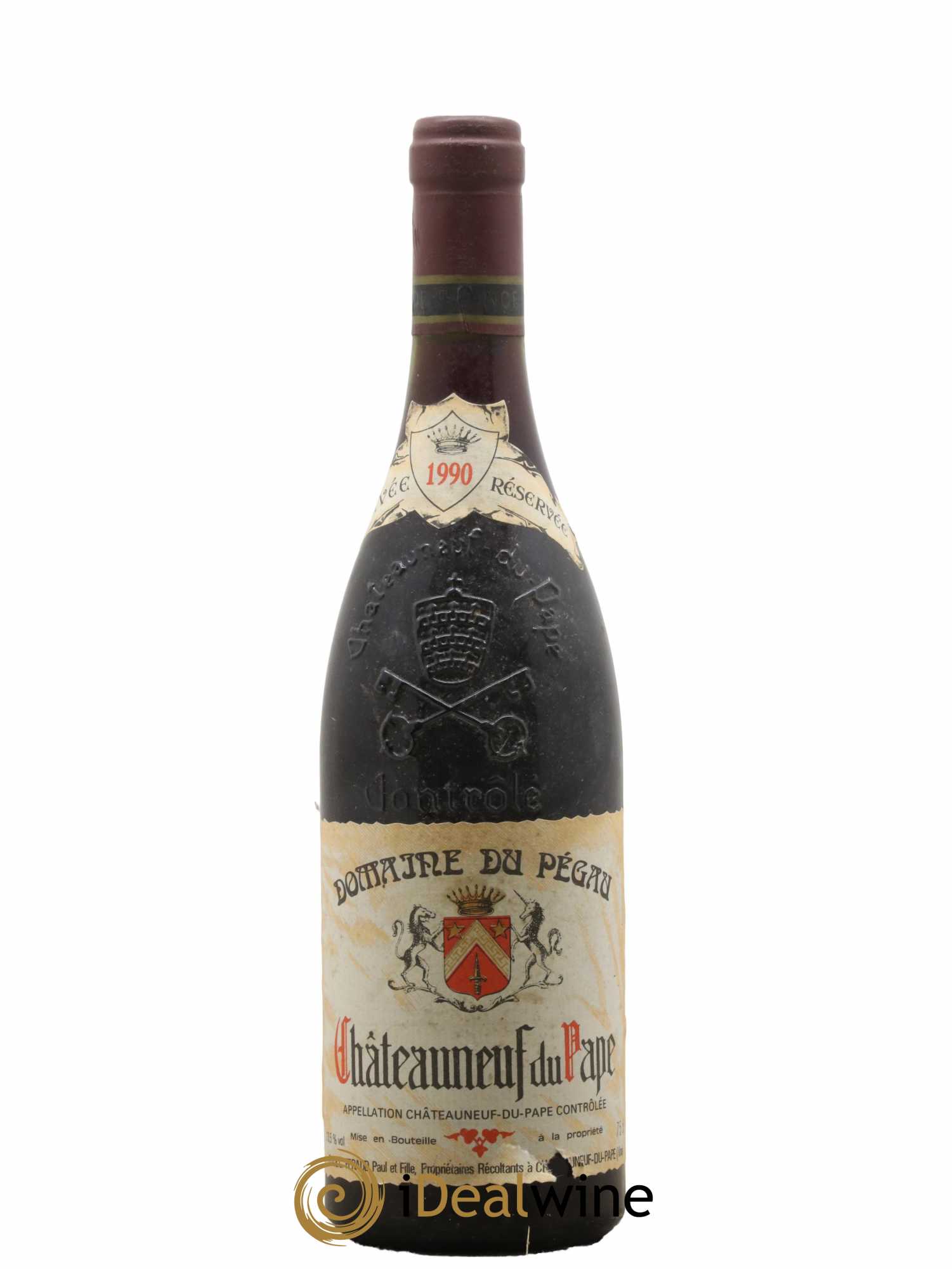 Châteauneuf-du-Pape Domaine du Pégau Cuvée Réservée Paul et Laurence Féraud 1990 - Lot de 1 bouteille - 0