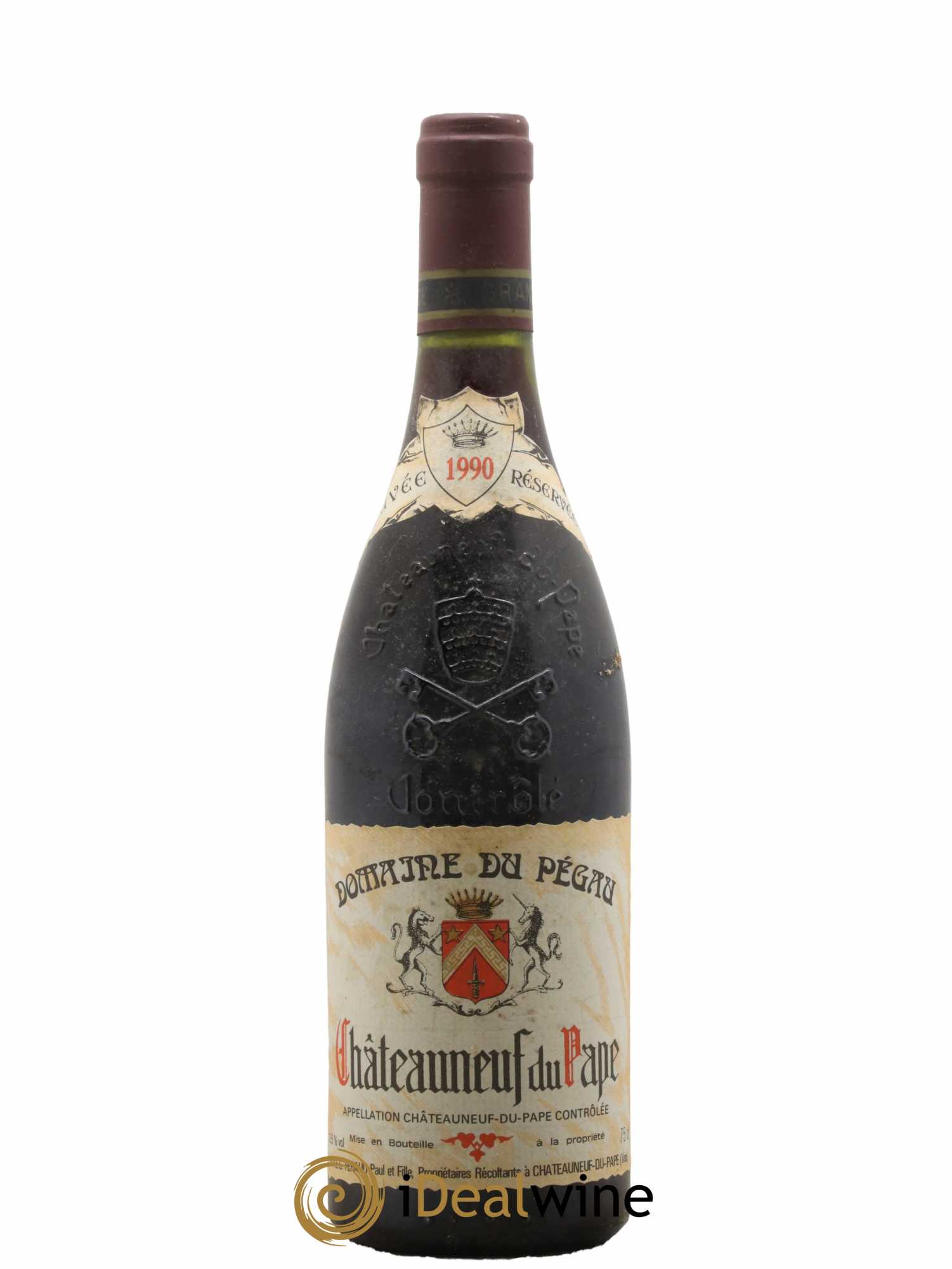 Châteauneuf-du-Pape Domaine du Pégau Cuvée Réservée Paul et Laurence Féraud 1990 - Lot de 1 bouteille - 0