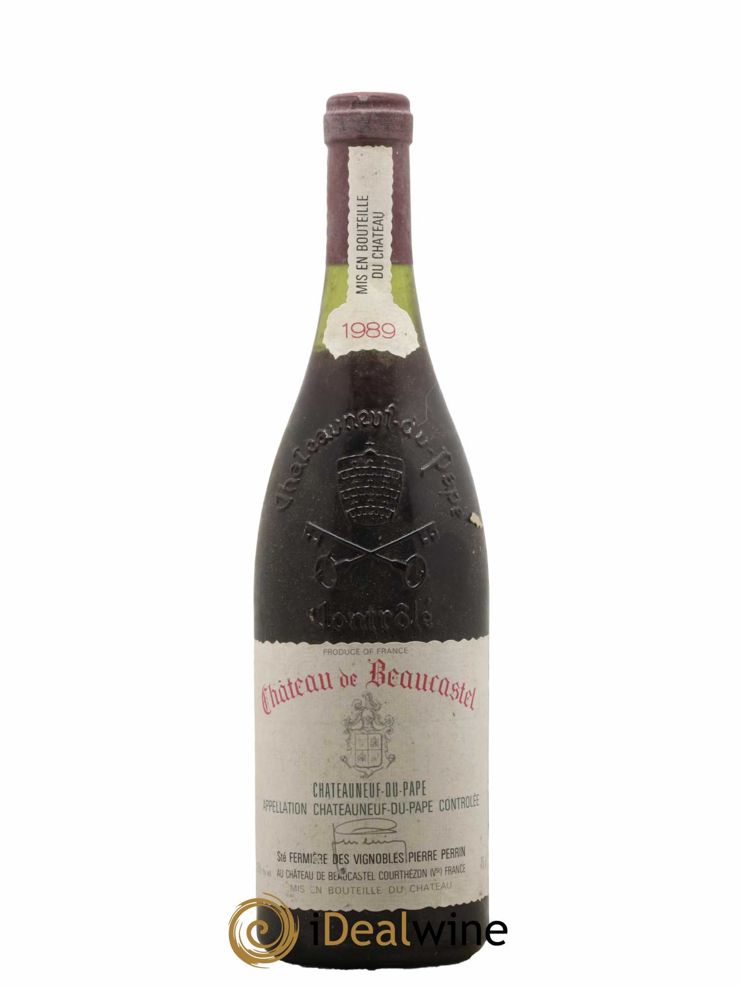 Châteauneuf-du-Pape Château de Beaucastel Famille Perrin 1989 - Lot de 1 bouteille - 0