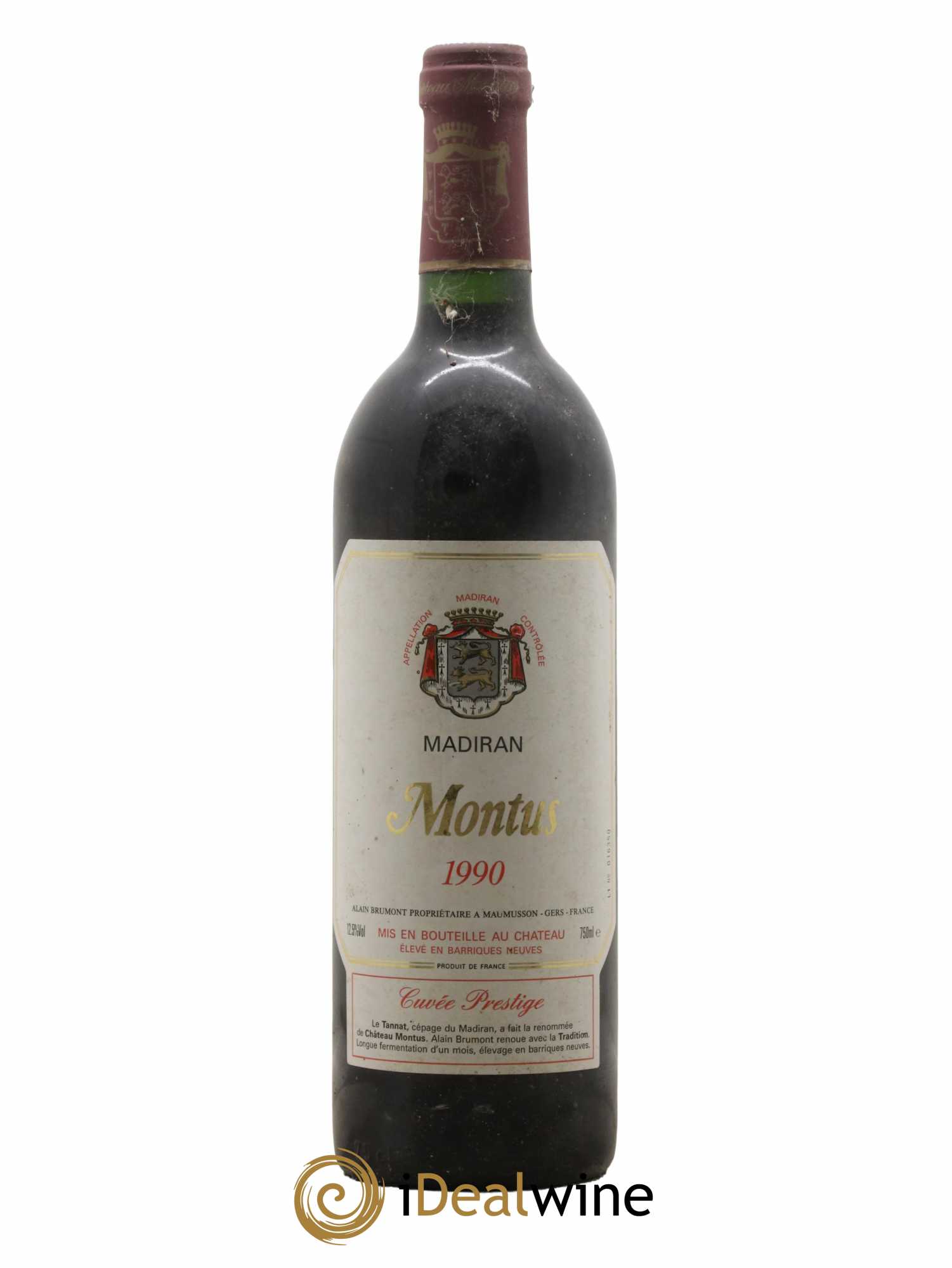 Madiran Château Montus-Prestige Alain Brumont 1990 - Lot de 1 bouteille - 0