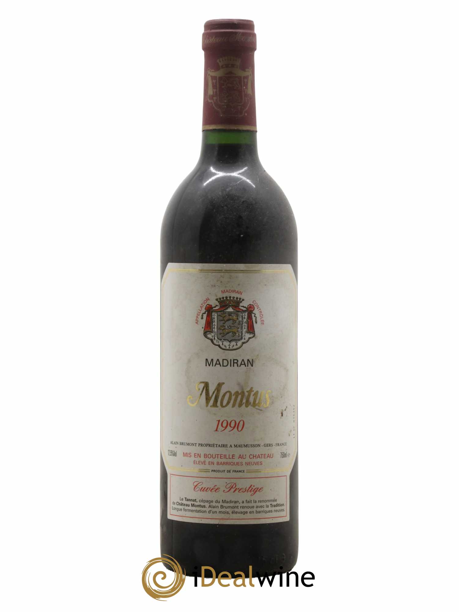 Madiran Château Montus-Prestige Alain Brumont 1990 - Lot de 1 bouteille - 0