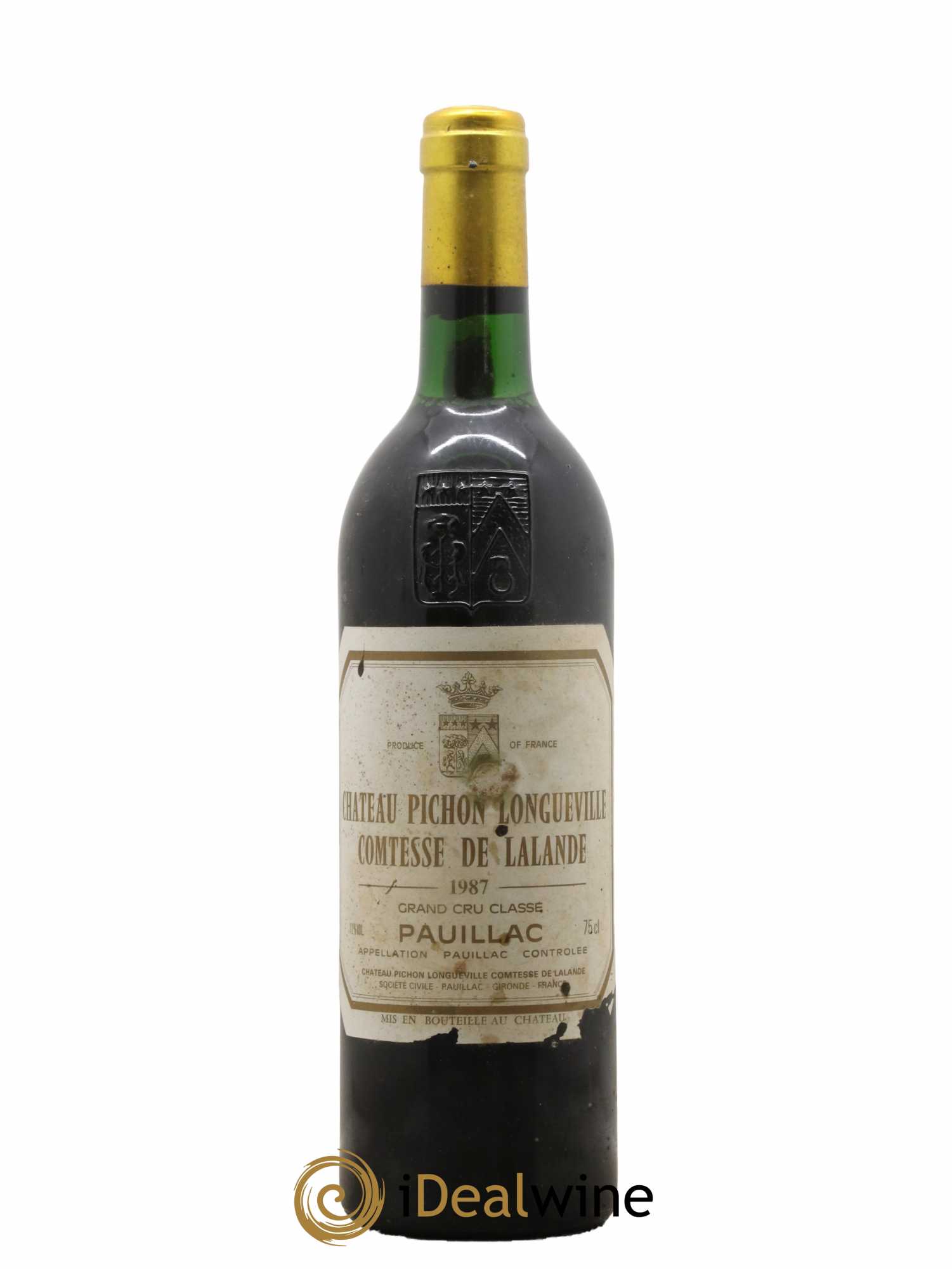 Château Pichon Longueville Comtesse de Lalande 2ème Grand Cru Classé 1987 - Lot de 1 bouteille - 0