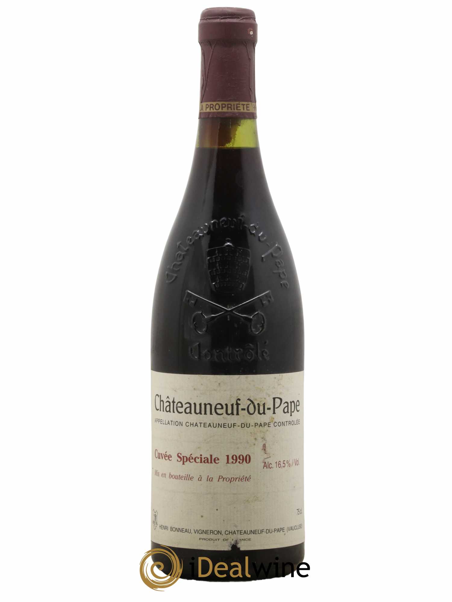 Châteauneuf-du-Pape Cuvée spéciale Henri Bonneau & Fils 1990 - Lot de 1 bouteille - 0