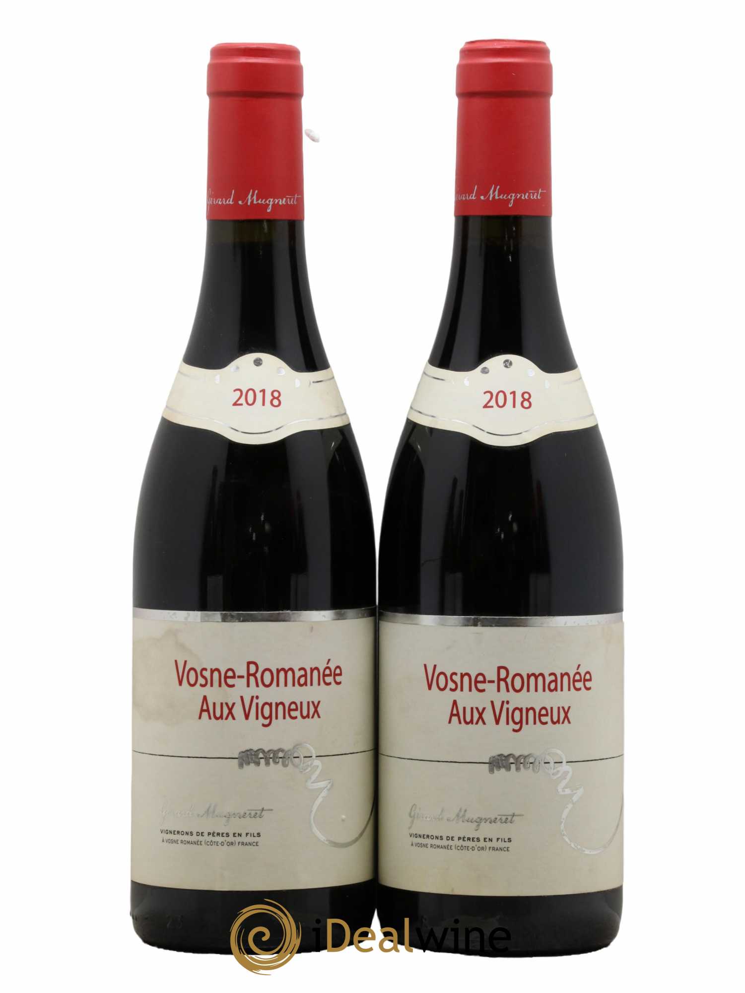 Vosne-Romanée Aux Vigneux Gérard Mugneret 2018 - Lot de 2 bouteilles - 0