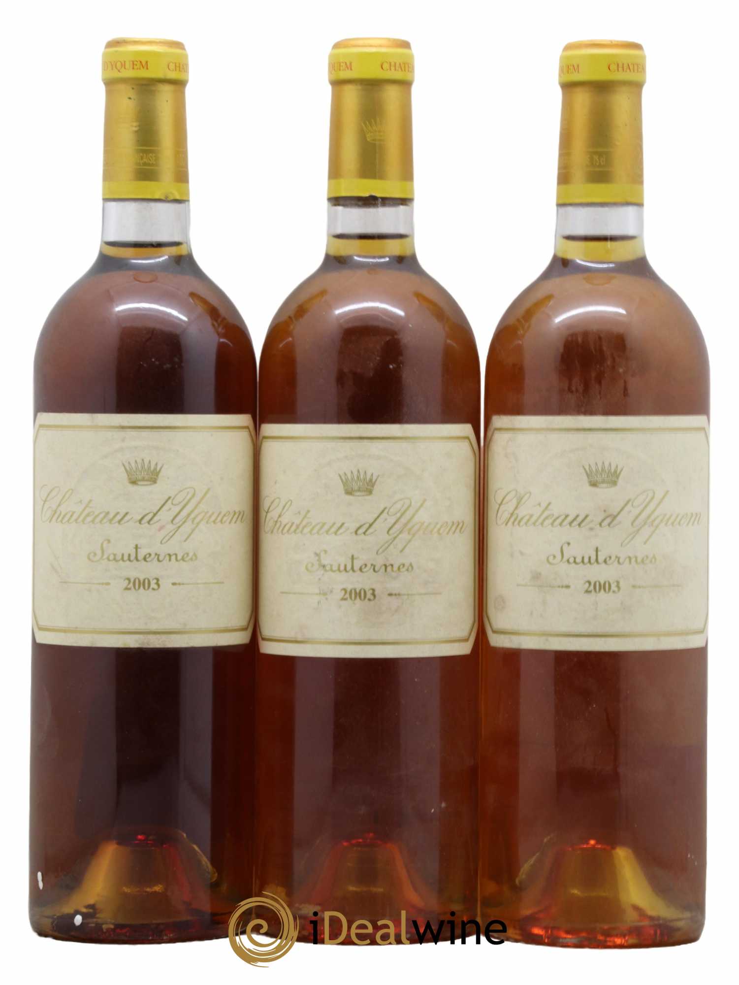 Château d' Yquem 1er Cru Classé Supérieur 2003 - Lotto di 3 bottiglie - 0