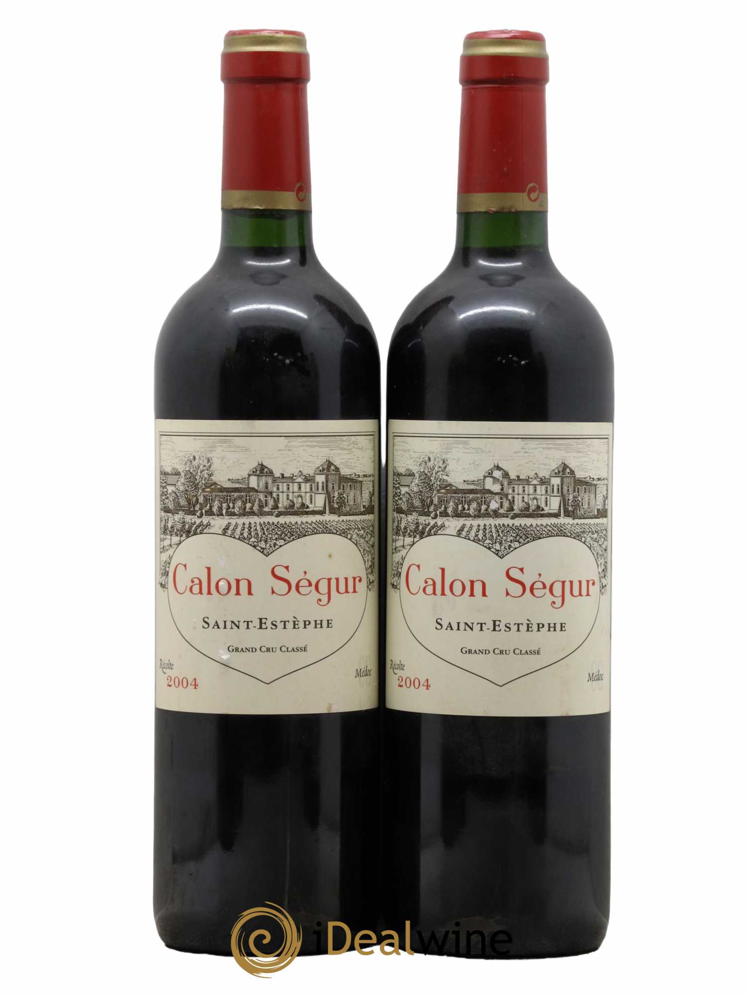 Château Calon Ségur 3ème Grand Cru Classé 2004 - Lot de 2 bouteilles - 0