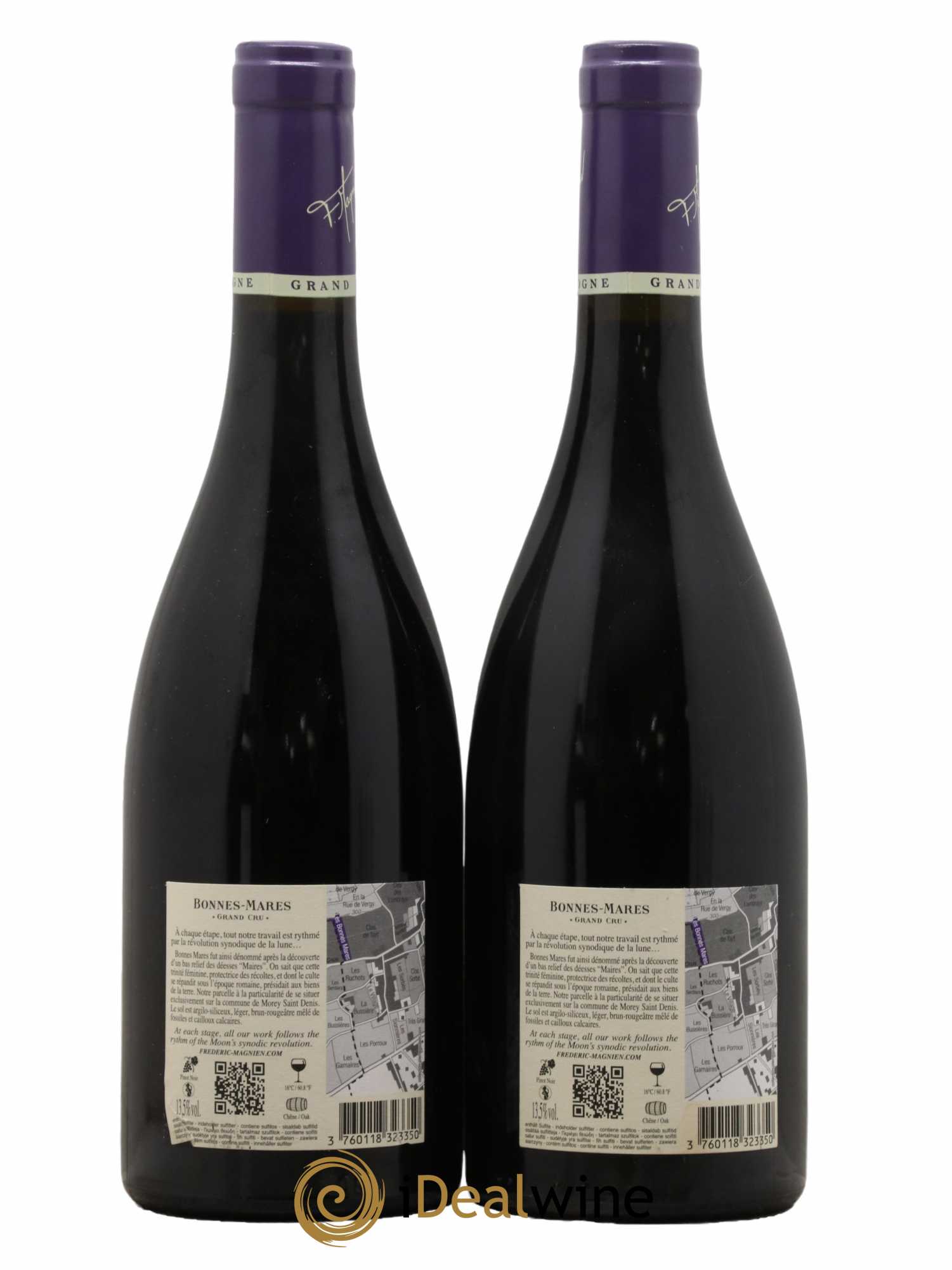 Bonnes-Mares Grand Cru Frédéric Magnien  2013 - Lotto di 2 bottiglie - 1