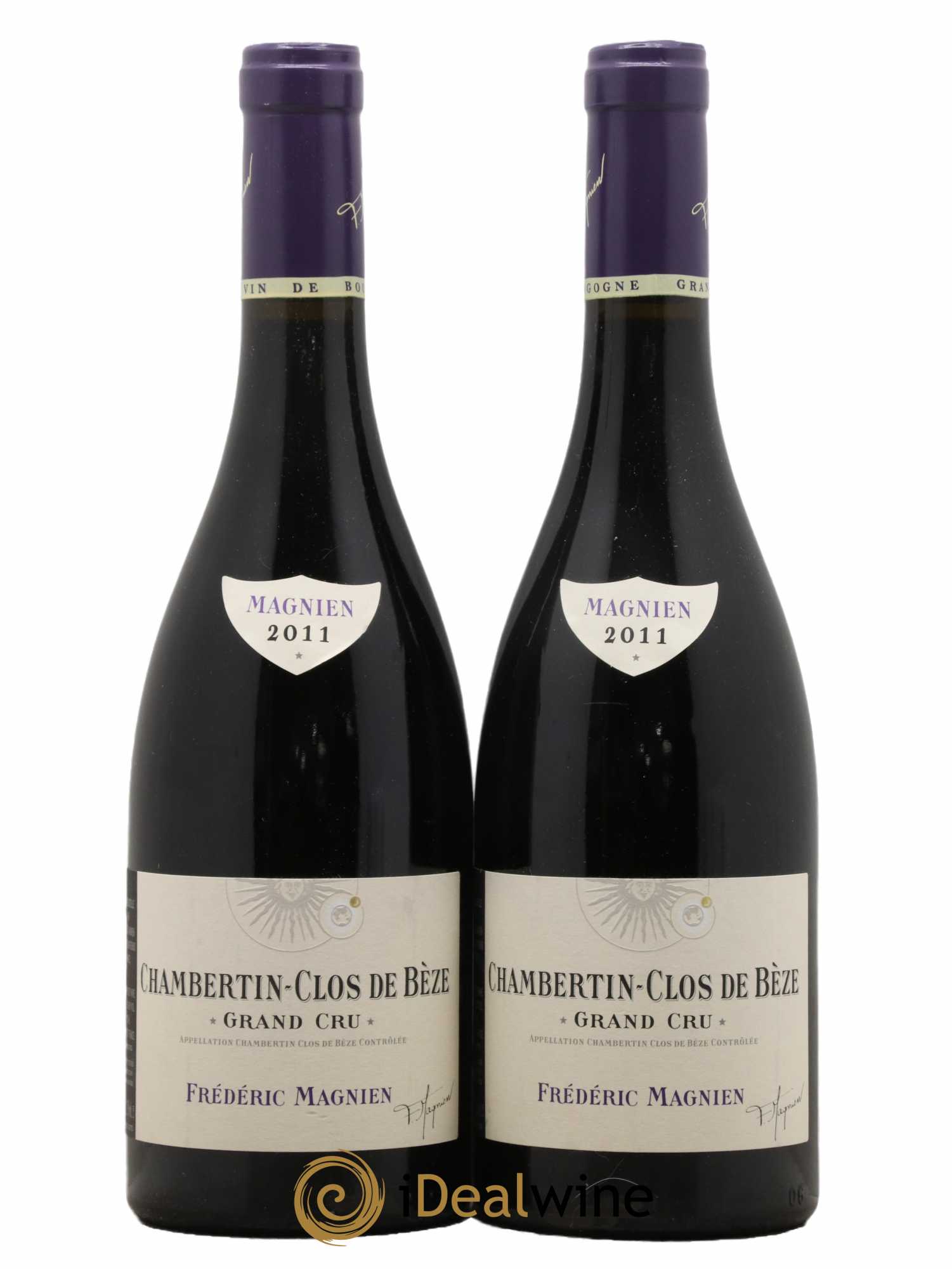 Chambertin Clos de Bèze Grand Cru Frédéric Magnien 2011 - Lot of 2 bottles - 0
