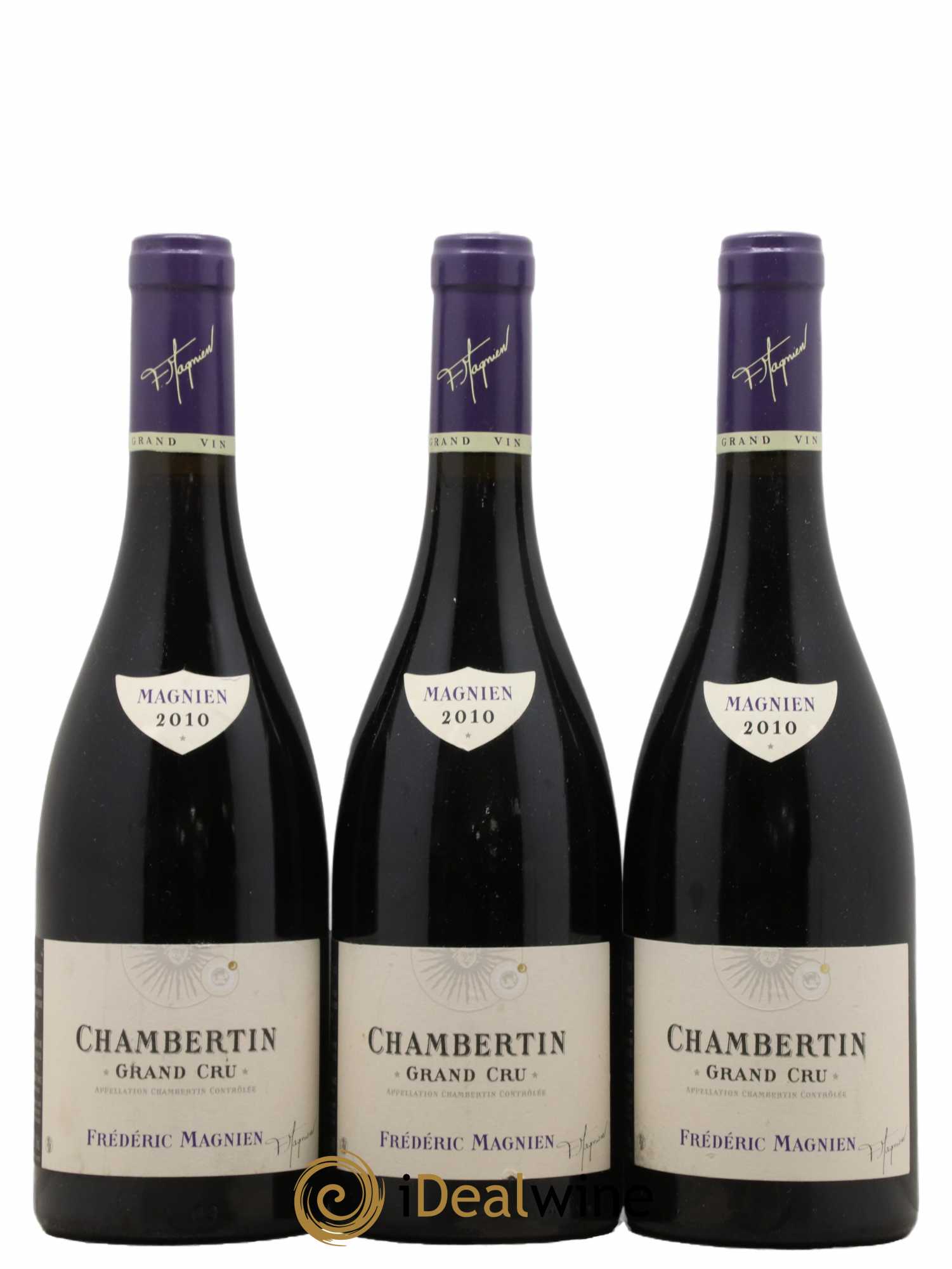 Chambertin Grand Cru Frédéric Magnien 2010 - Lot de 3 bouteilles - 0