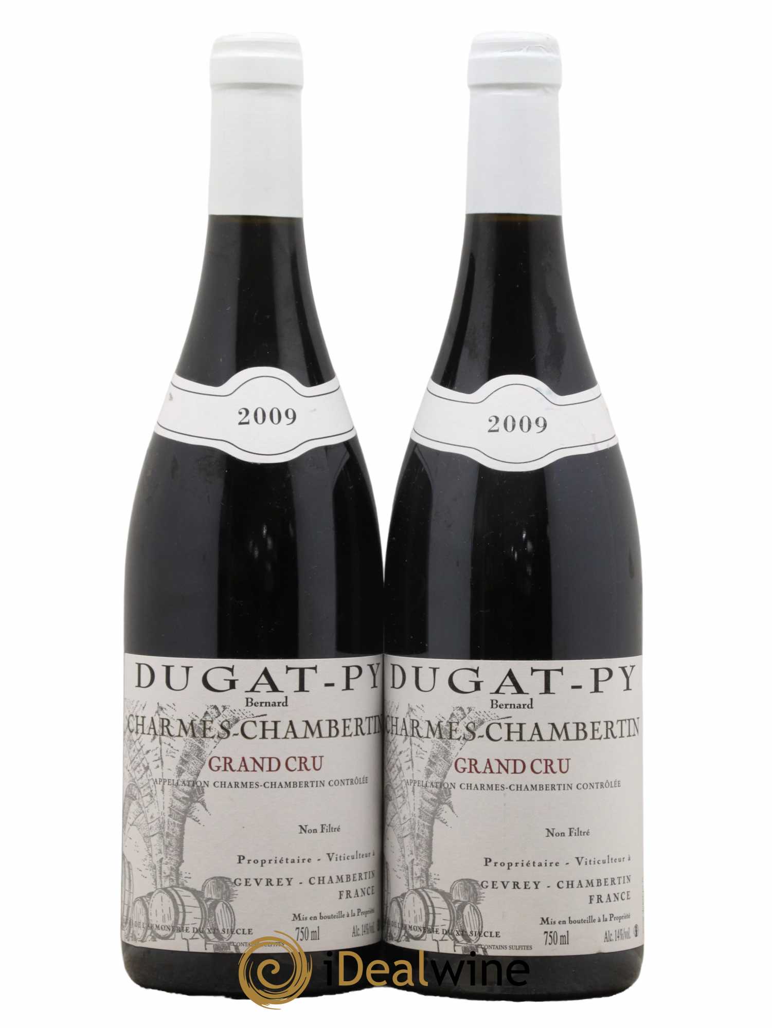 Charmes-Chambertin Grand Cru Dugat-Py 2009 - Lot de 2 bouteilles - 0