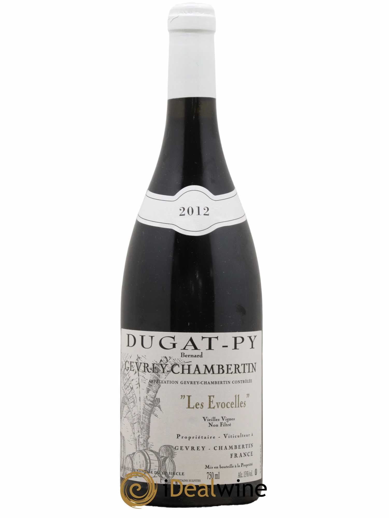 Gevrey-Chambertin Les Evocelles Vieilles Vignes Dugat-Py 2012 - Lot de 1 bouteille - 0