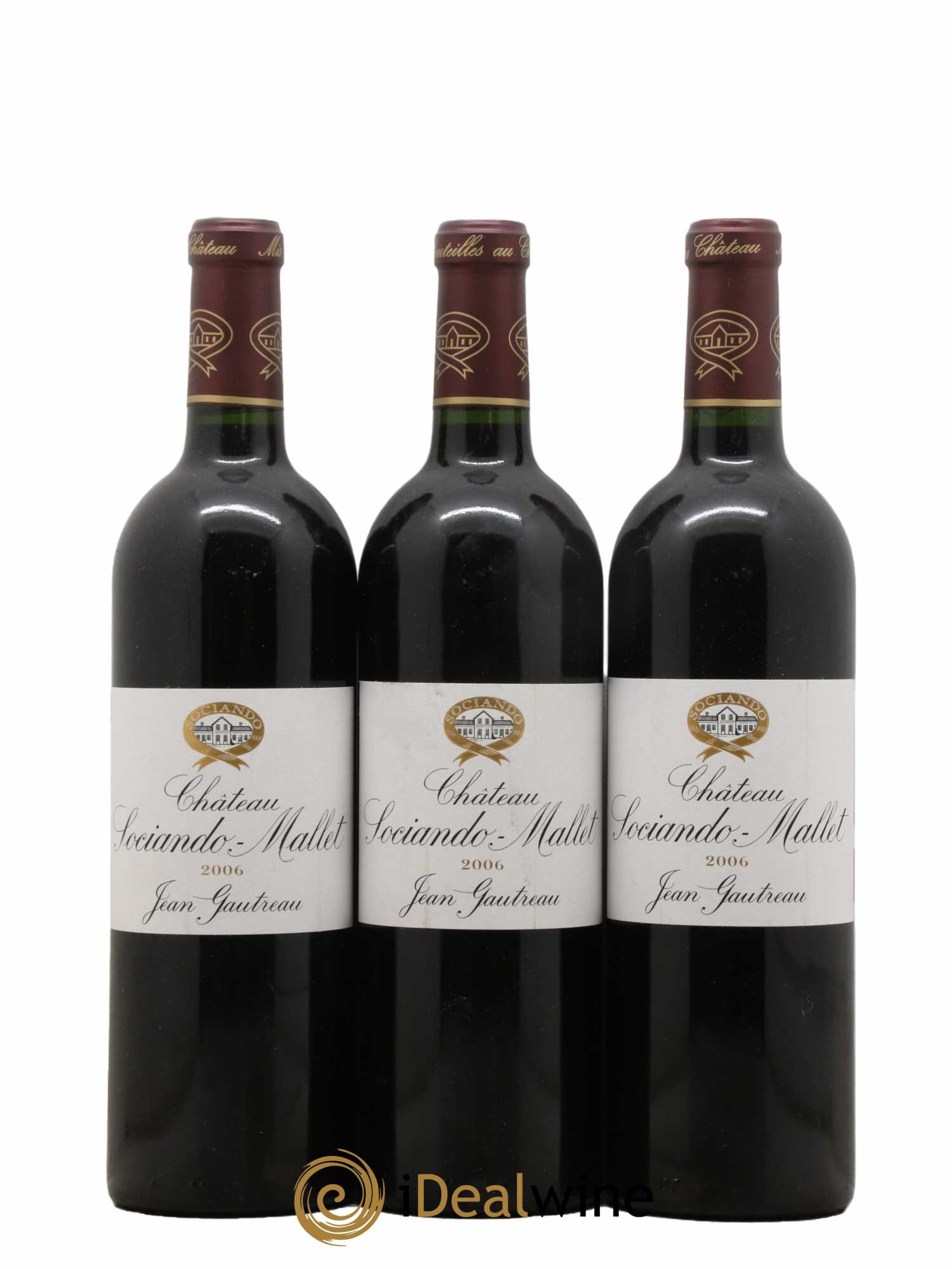 Château Sociando Mallet 2006 - Lot de 6 bouteilles - 2