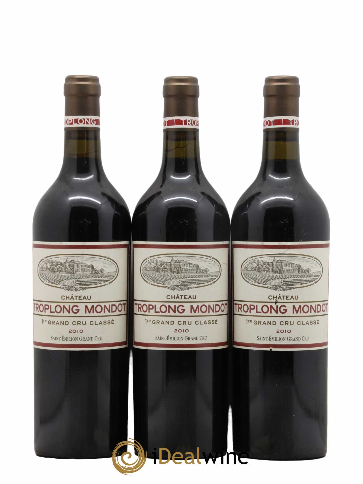 Château Troplong Mondot 1er Grand Cru Classé B 2010 - Posten von 12 Flaschen - 3