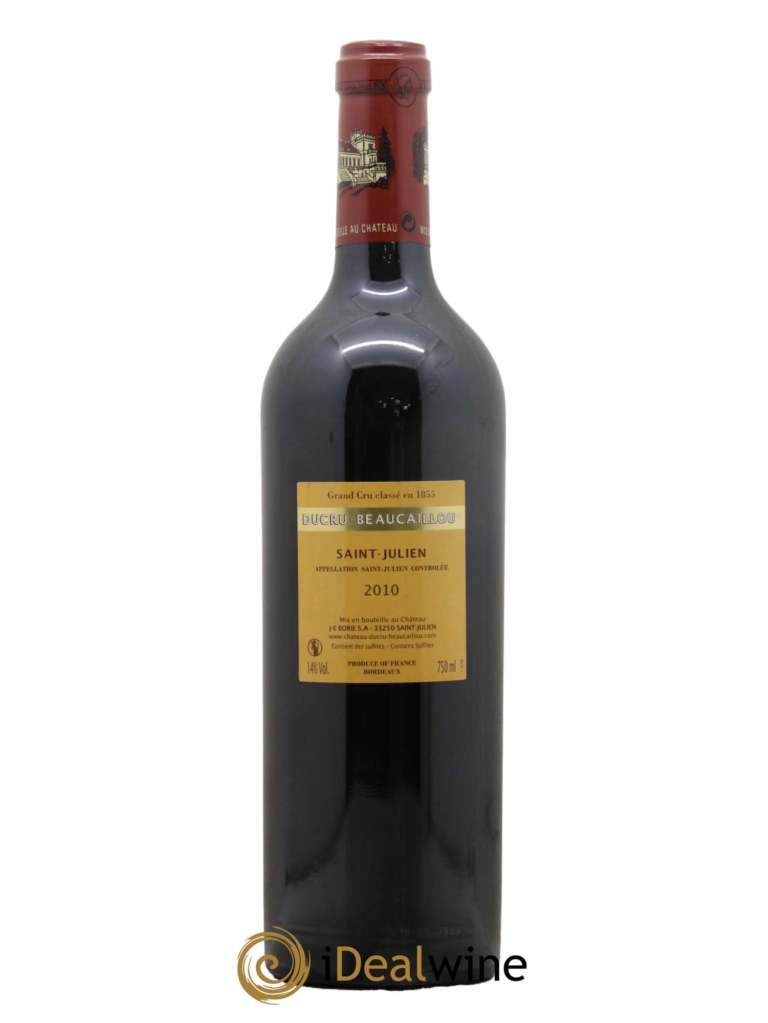 Château Ducru Beaucaillou 2ème Grand Cru Classé 2010 - Lot de 1 bouteille - 1