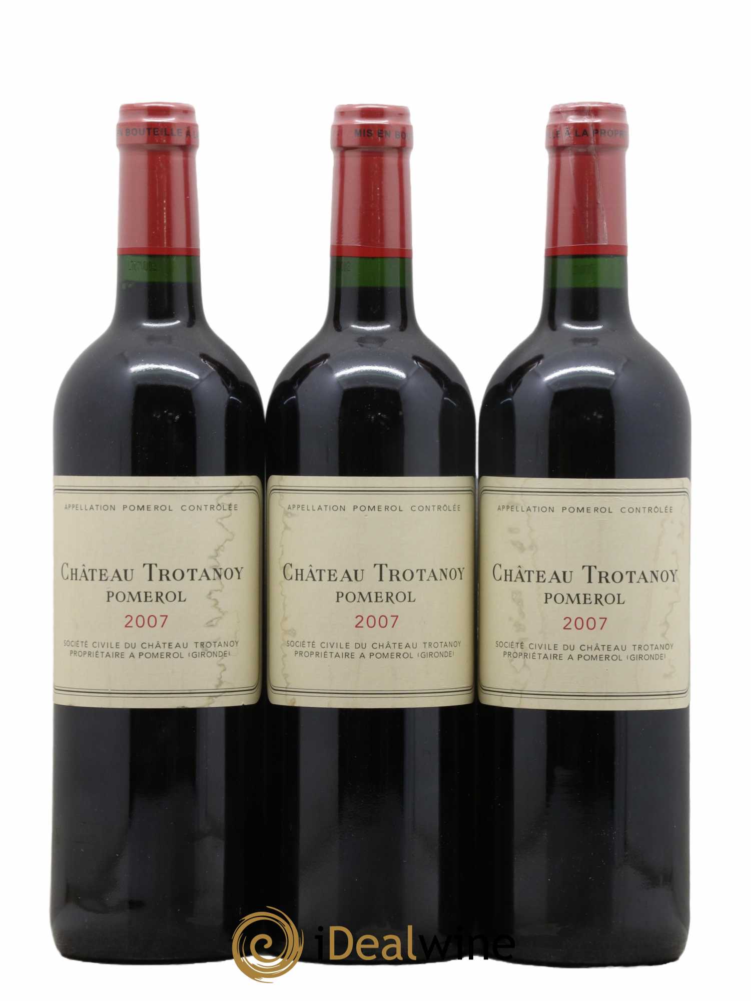 Château Trotanoy 2007 - Lot de 3 bouteilles - 0