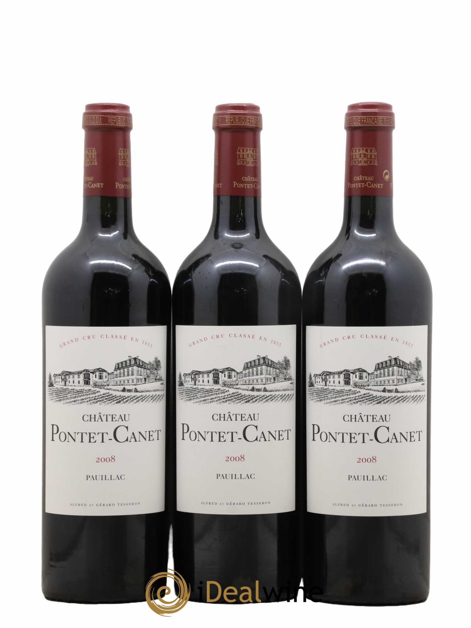 Château Pontet Canet 5ème Grand Cru Classé 2008 - Lot de 12 bouteilles - 4