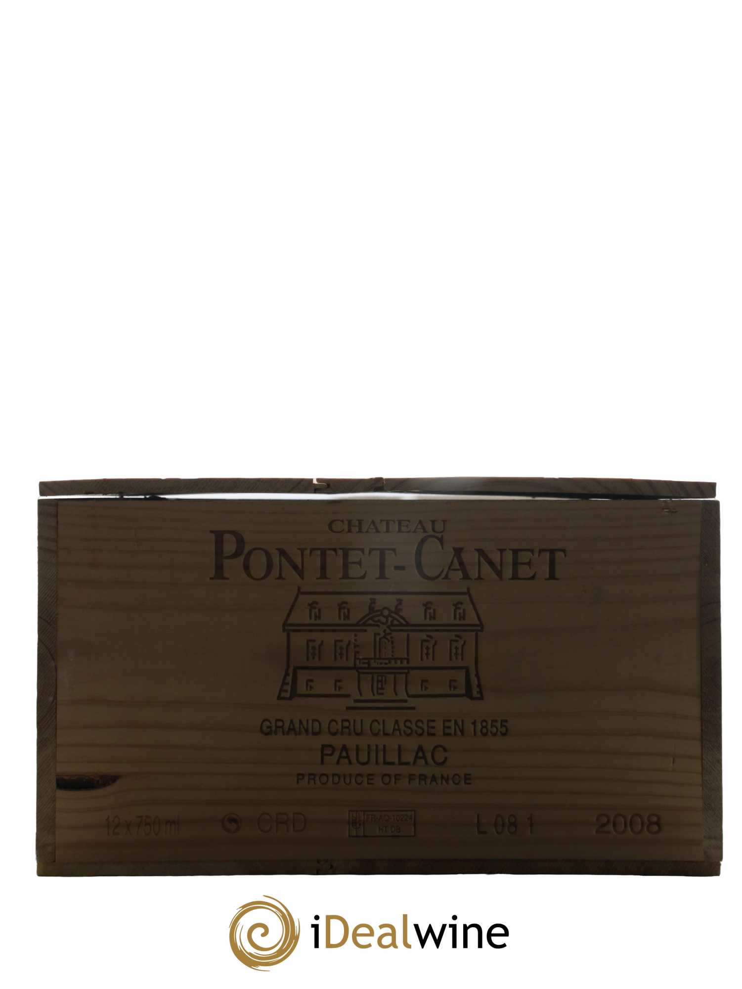Château Pontet Canet 5ème Grand Cru Classé 2008 - Lot de 12 bouteilles - 5