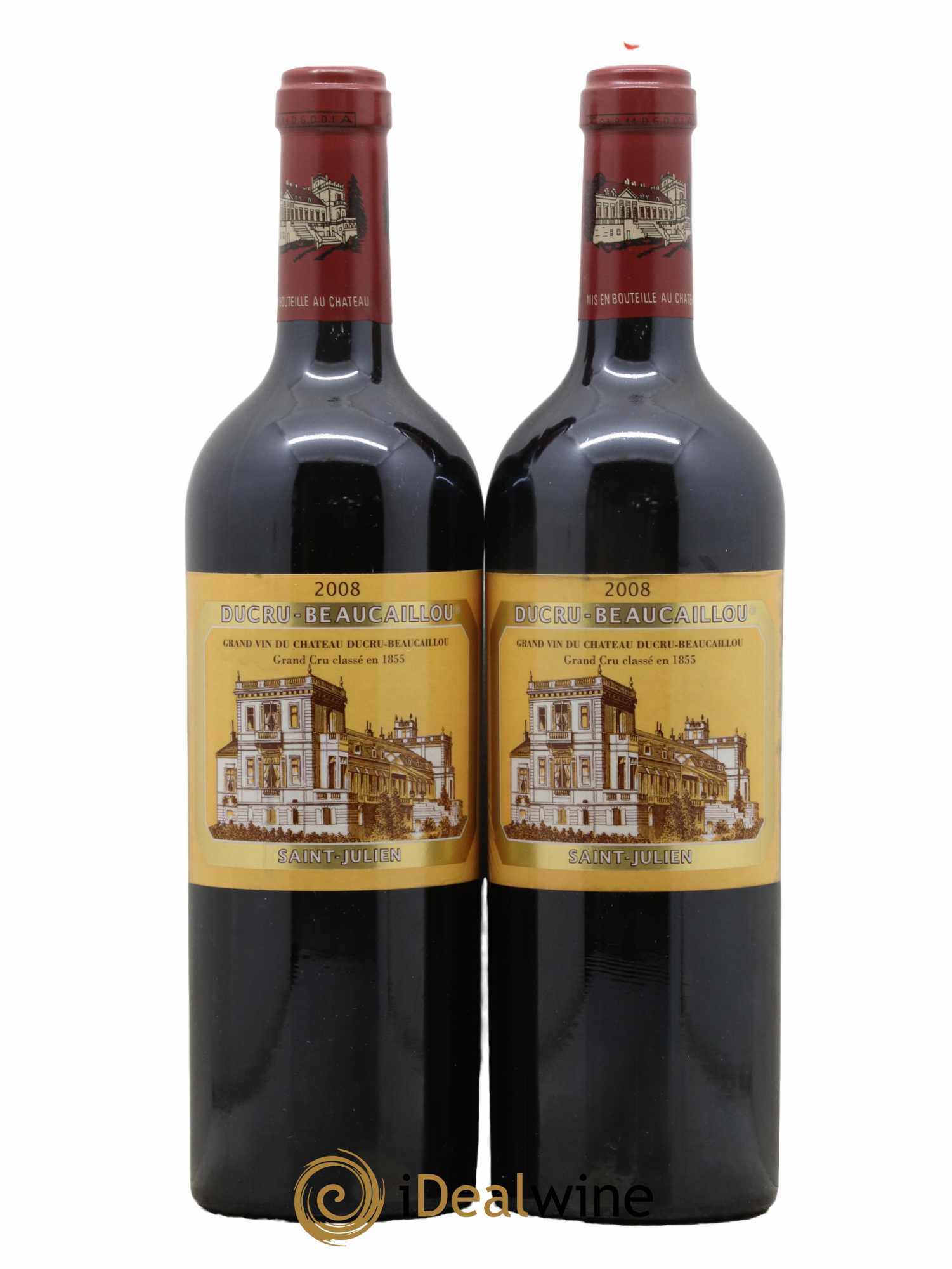 Château Ducru Beaucaillou 2ème Grand Cru Classé 2008 - Lot de 2 bouteilles - 0