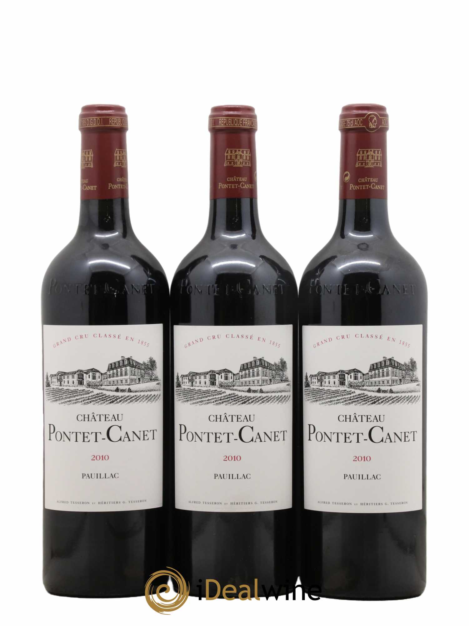 Château Pontet Canet 5ème Grand Cru Classé 2010 - Lot de 12 bouteilles - 3