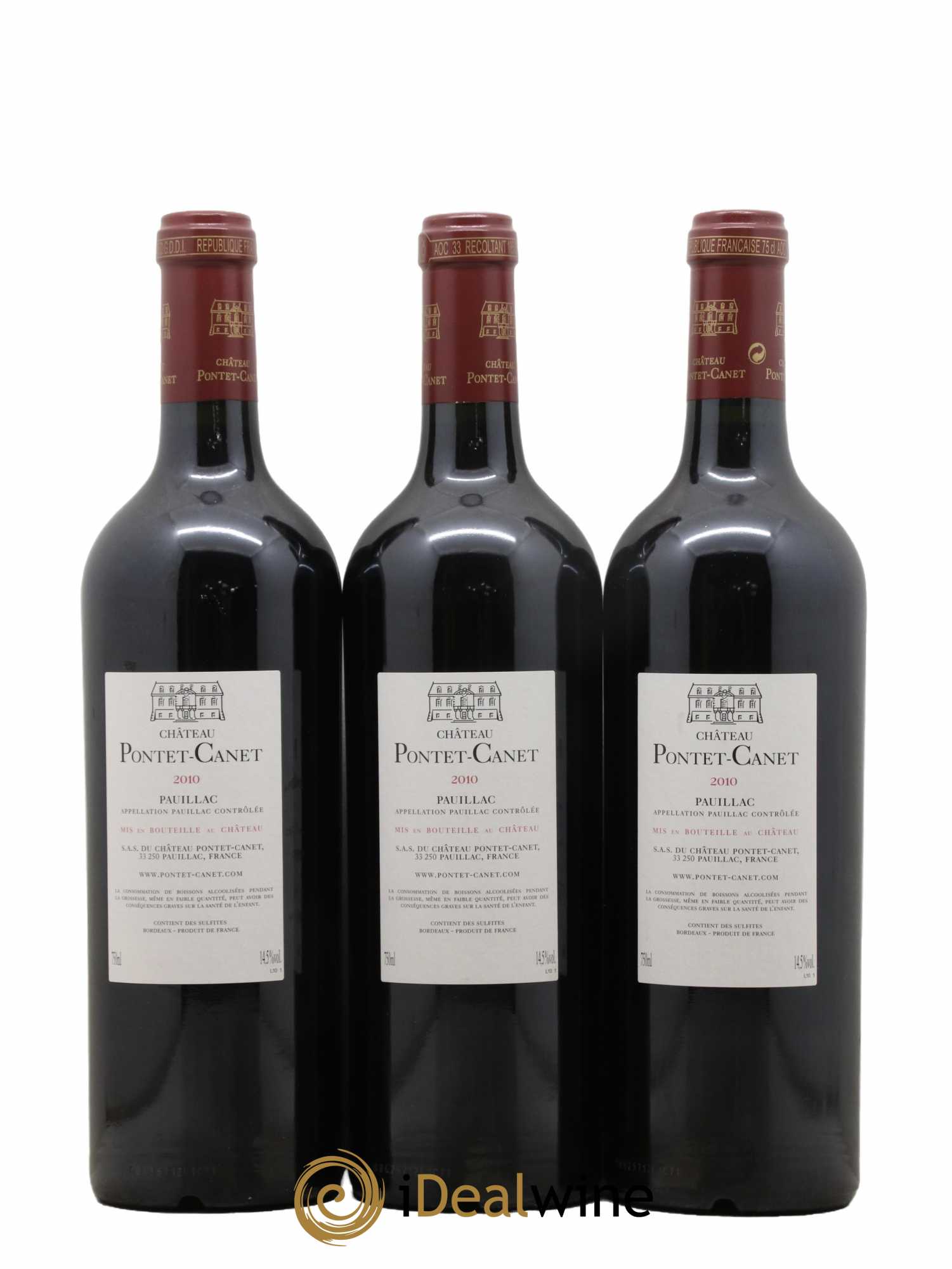 Château Pontet Canet 5ème Grand Cru Classé 2010 - Lot de 12 bouteilles - 7