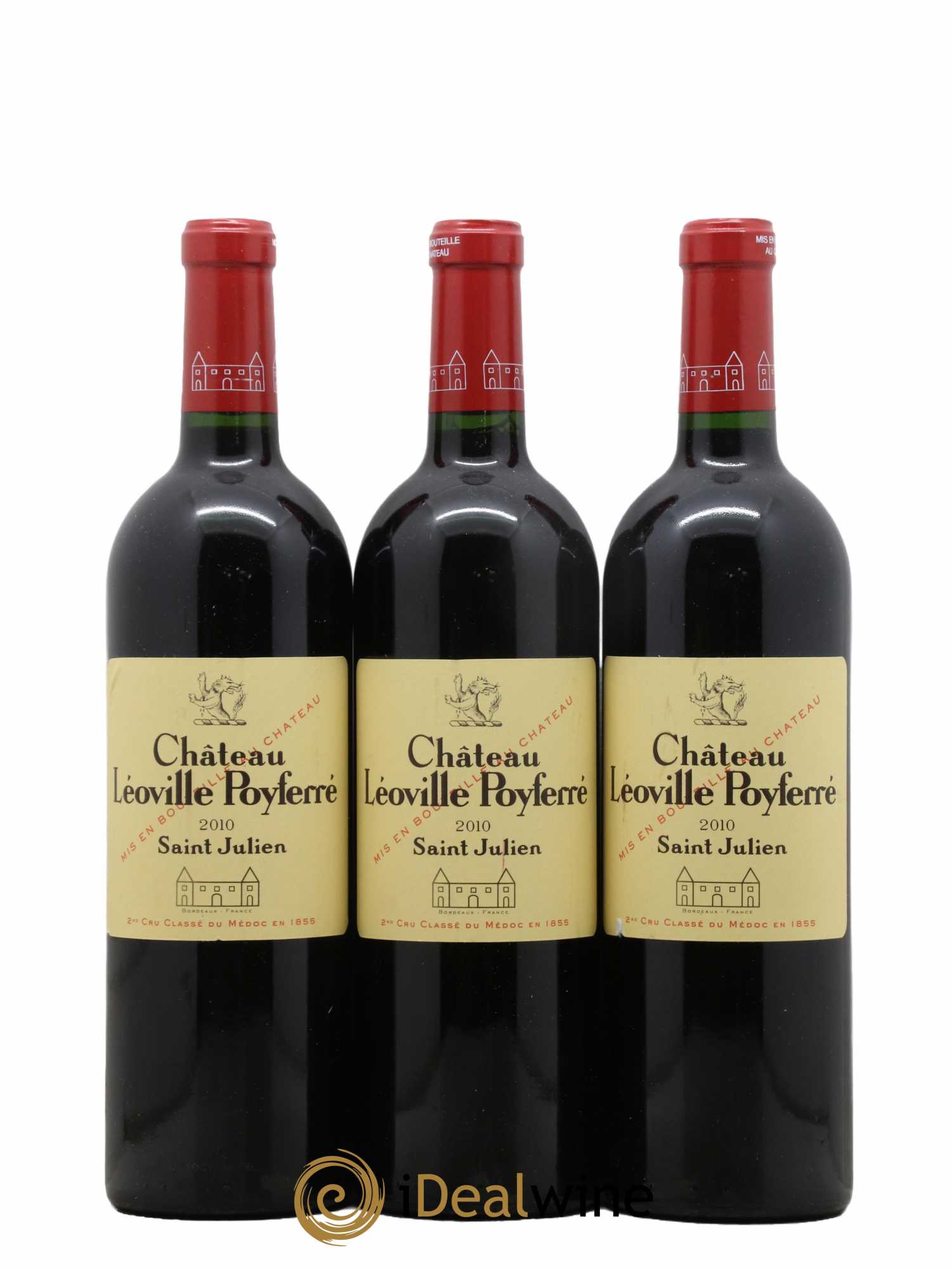 Château Léoville Poyferré 2ème Grand Cru Classé 2010 - Lot de 6 bouteilles - 2