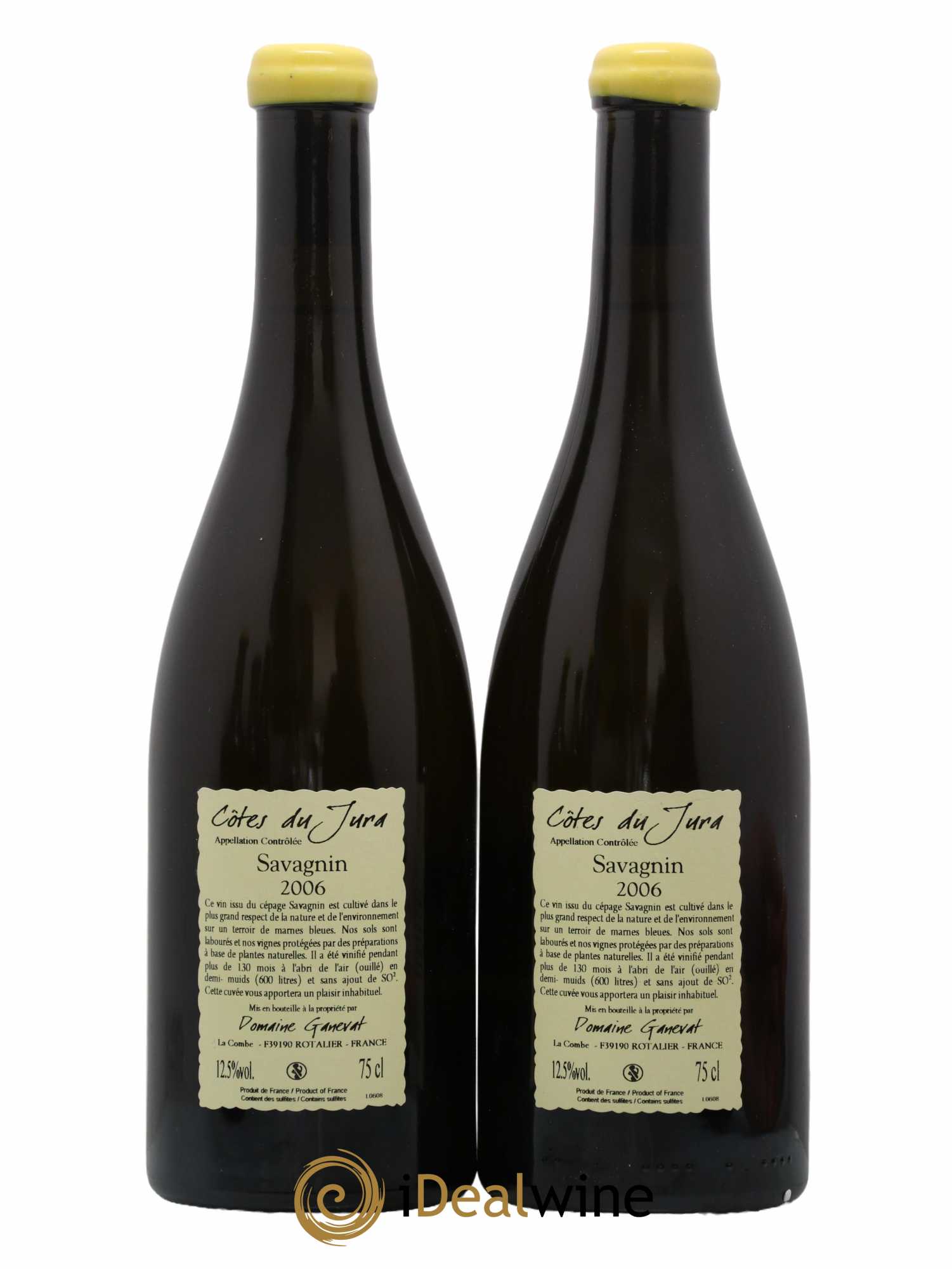 Côtes du Jura Les Vignes de mon Père Jean-François Ganevat (Domaine) 2006 - Lot de 2 bouteilles - 1