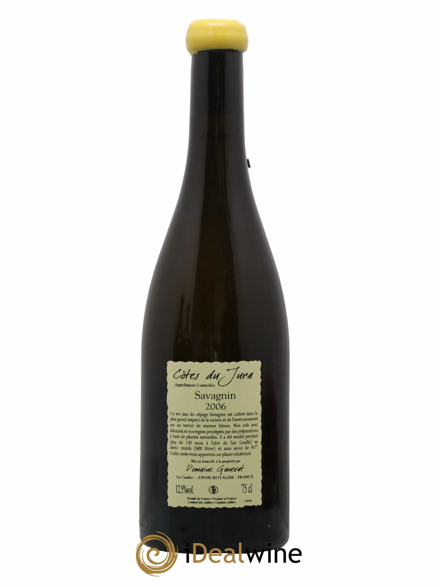 Côtes du Jura Les Vignes de mon Père Jean-François Ganevat (Domaine) 2006 - Lot de 1 bouteille - 1