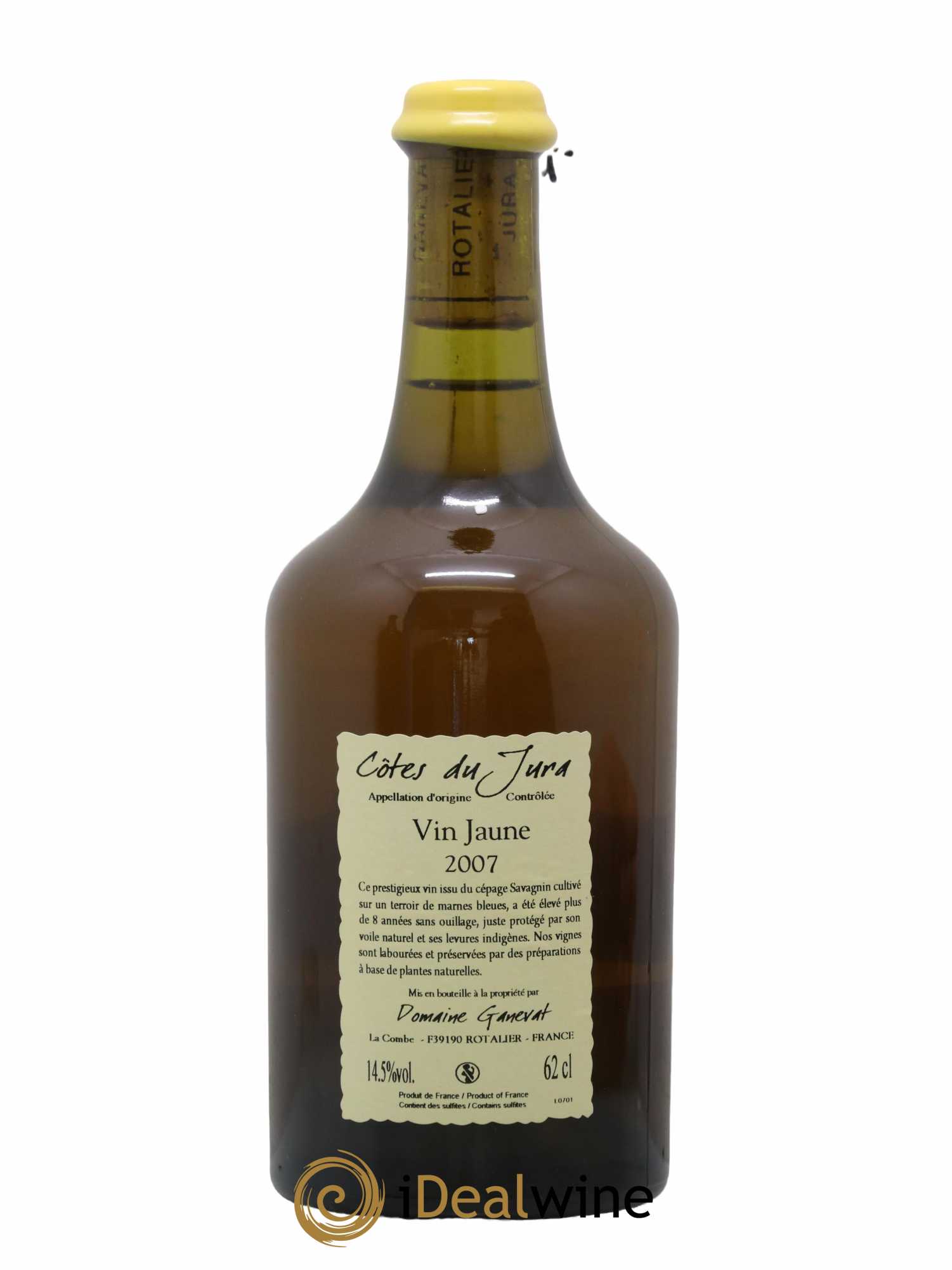 Côtes du Jura Vin Jaune Jean-François Ganevat (Domaine) 2007 - Lot de 1 bouteille - 1